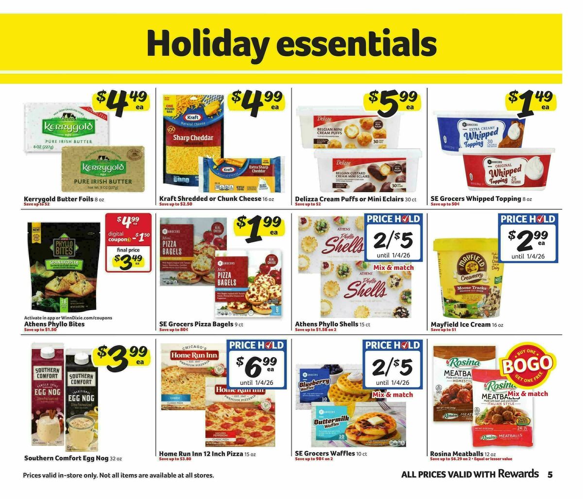 Winn-Dixie Weekly Ad from December 3