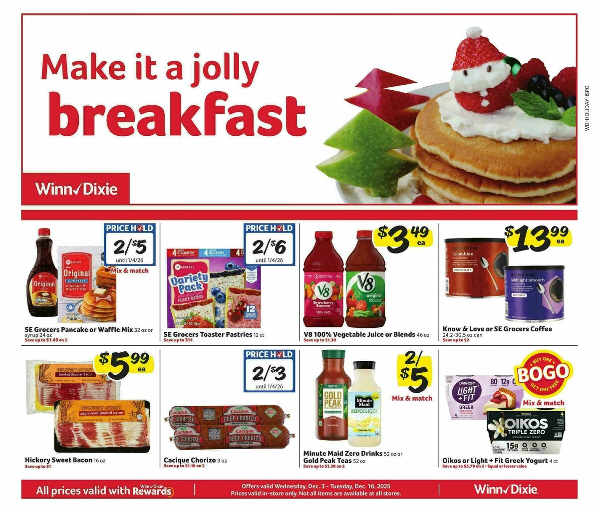 Winn-Dixie Weekly Ad from December 3