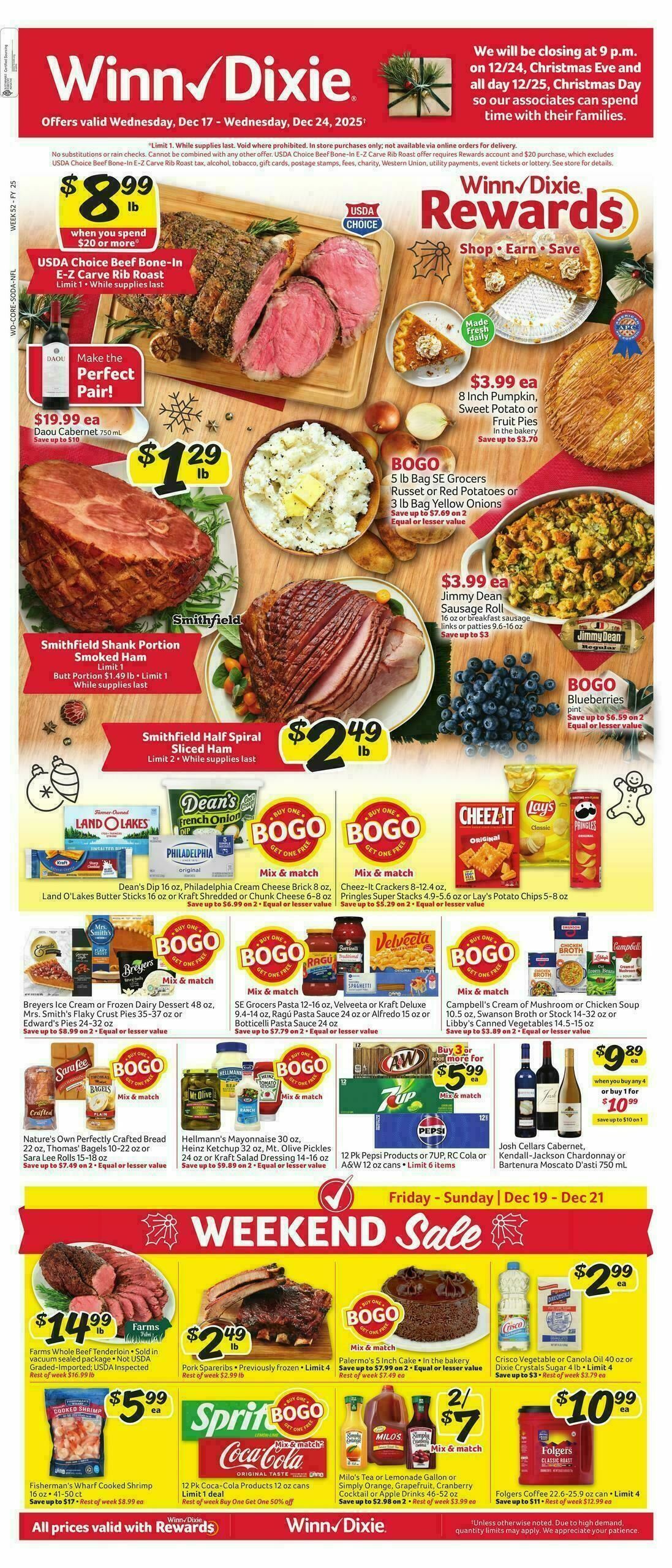 Winn-Dixie Weekly Ad from December 17