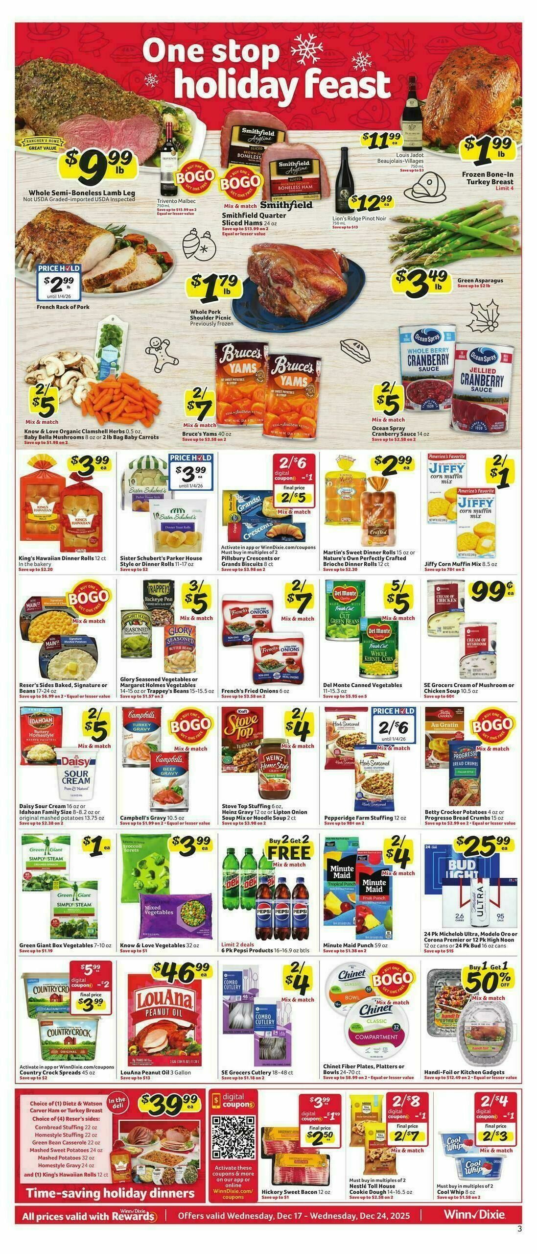 Winn-Dixie Weekly Ad from December 17