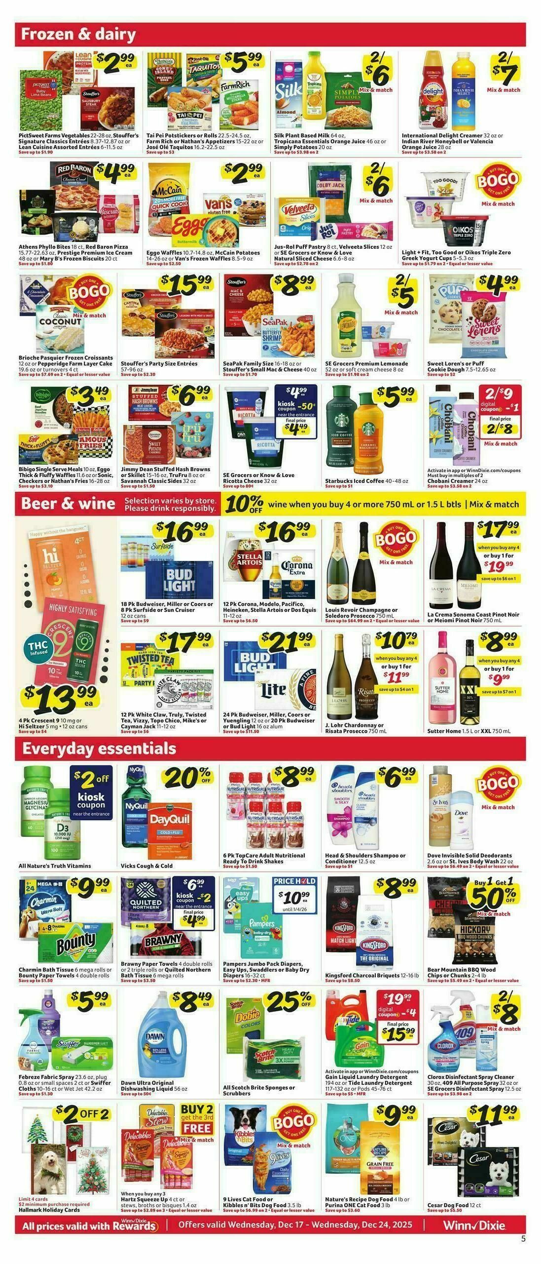 Winn-Dixie Weekly Ad from December 17