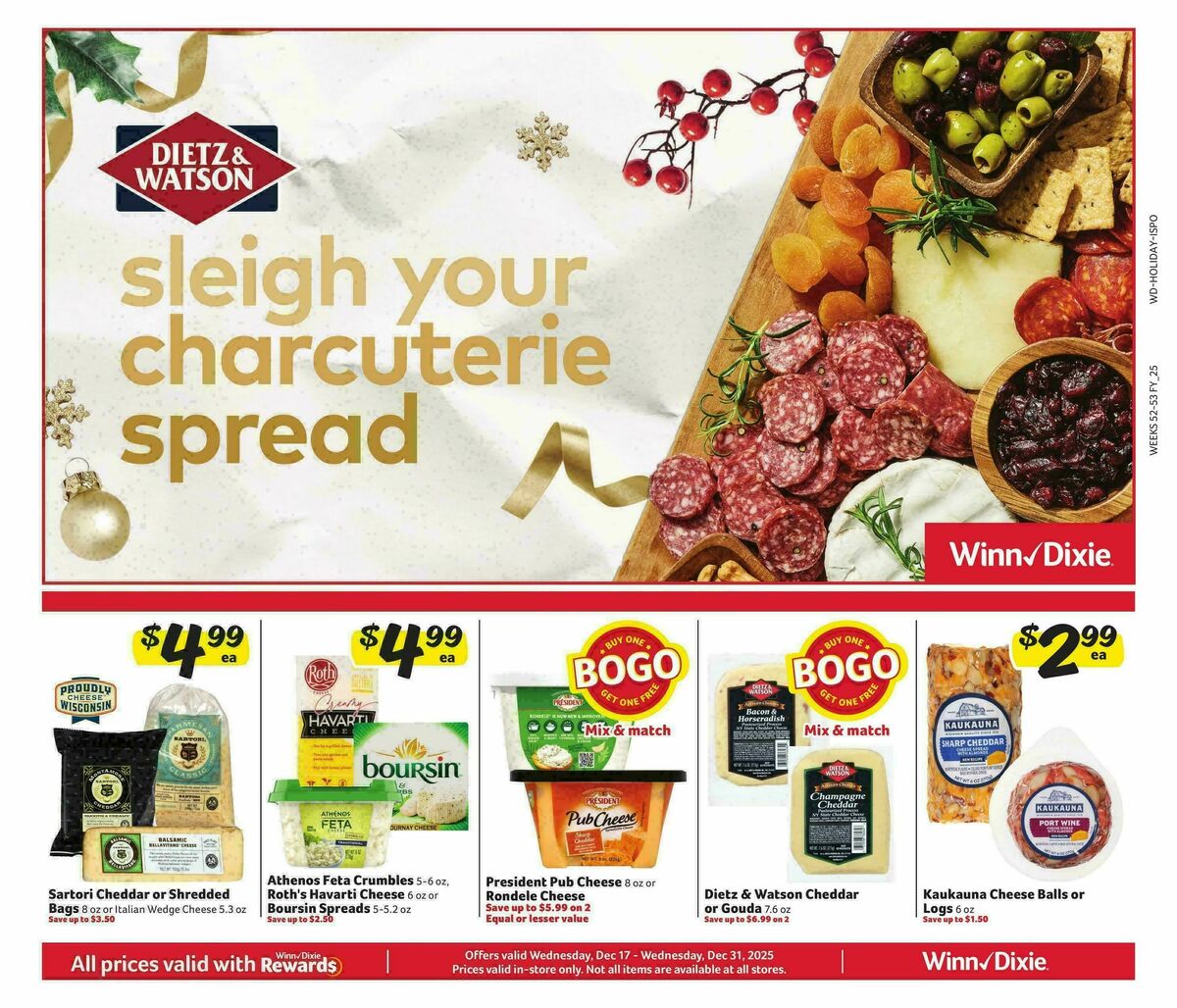 Winn-Dixie Weekly Ad from December 17