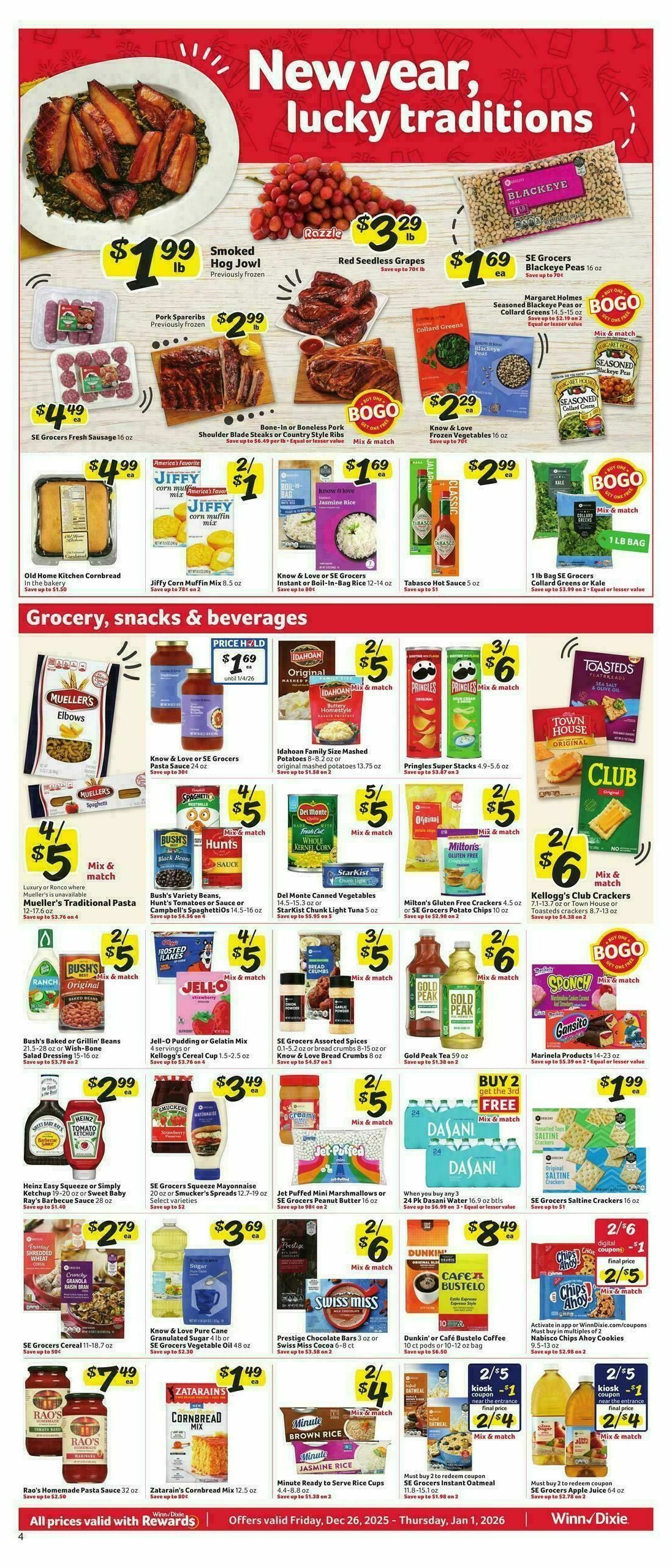 Winn-Dixie Weekly Ad from December 26