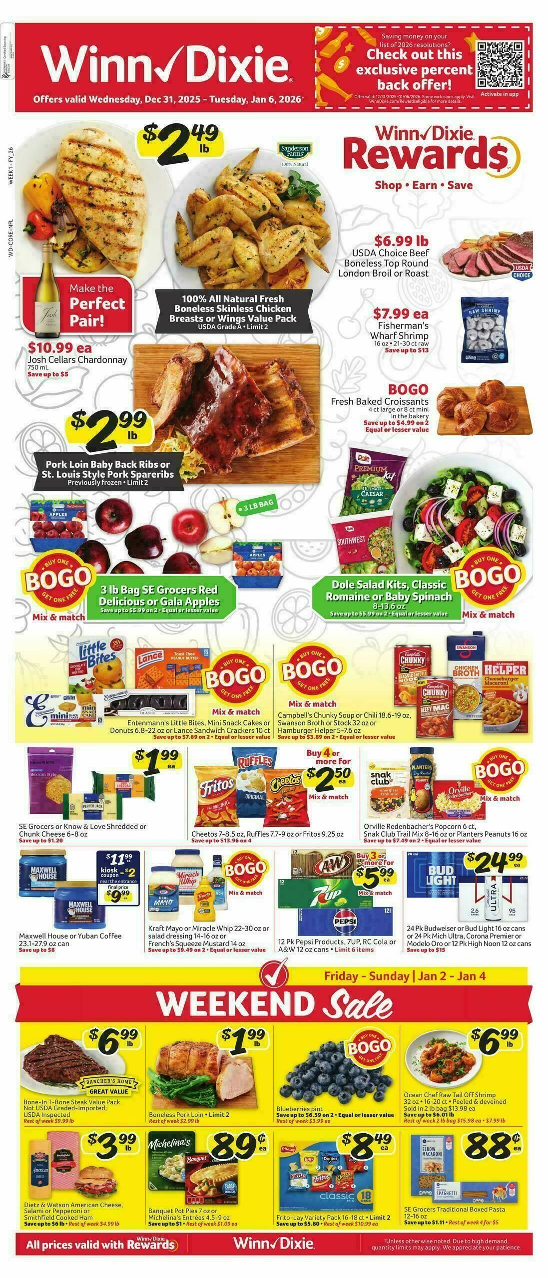 Winn-Dixie Weekly Ad from December 31
