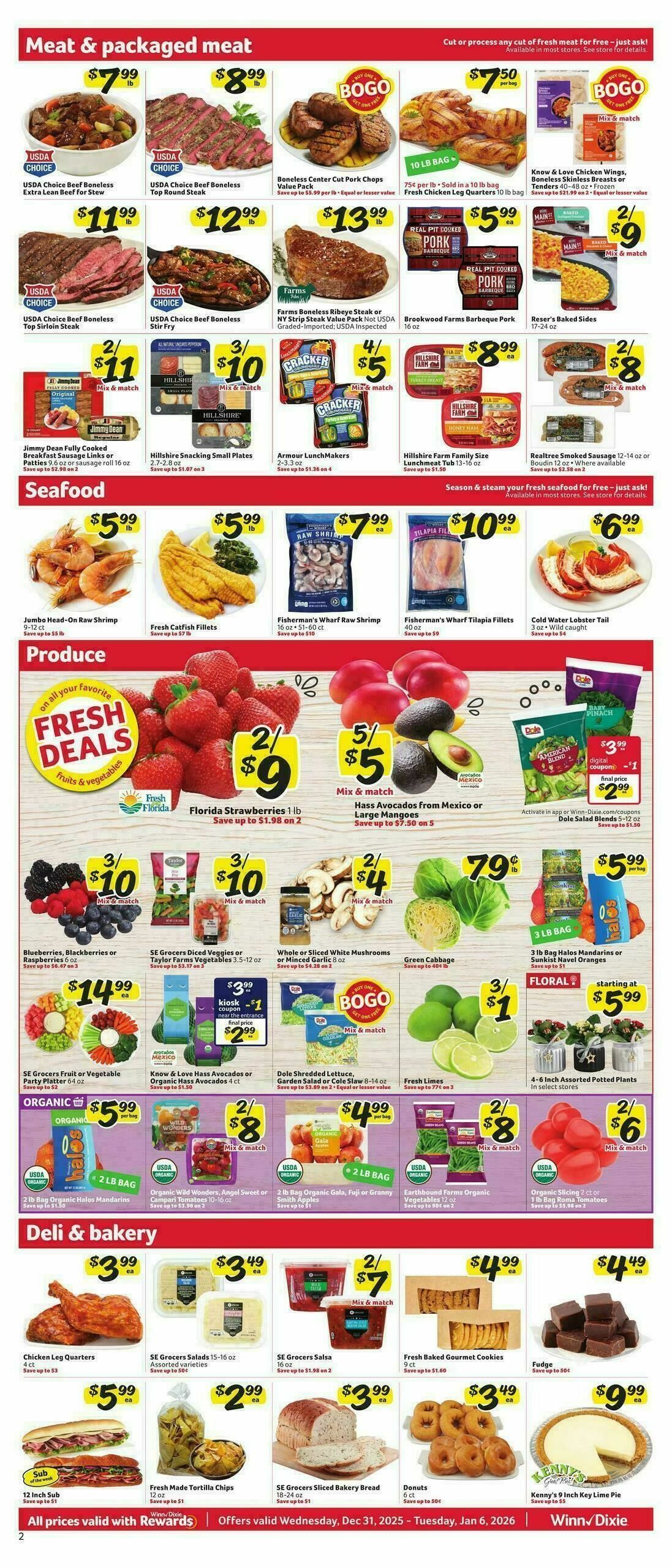 Winn-Dixie Weekly Ad from December 31