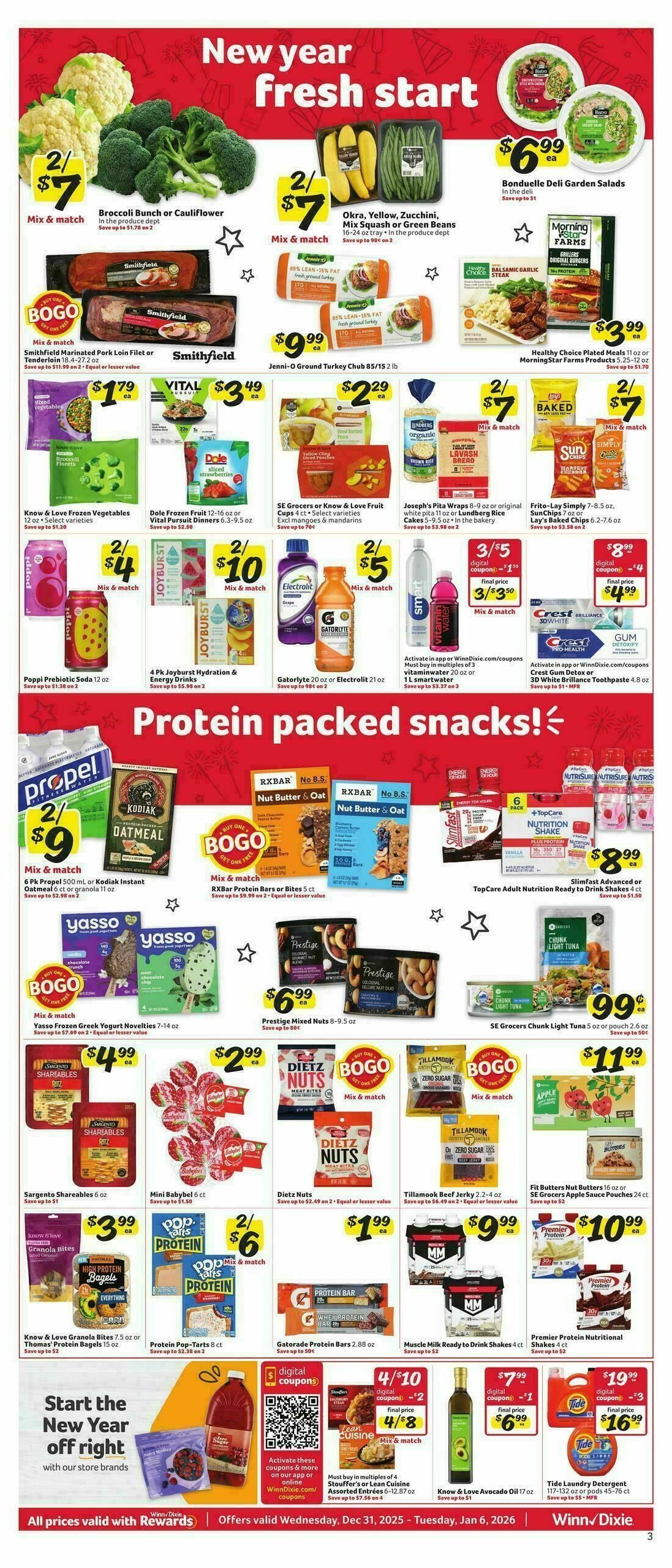 Winn-Dixie Weekly Ad from December 31