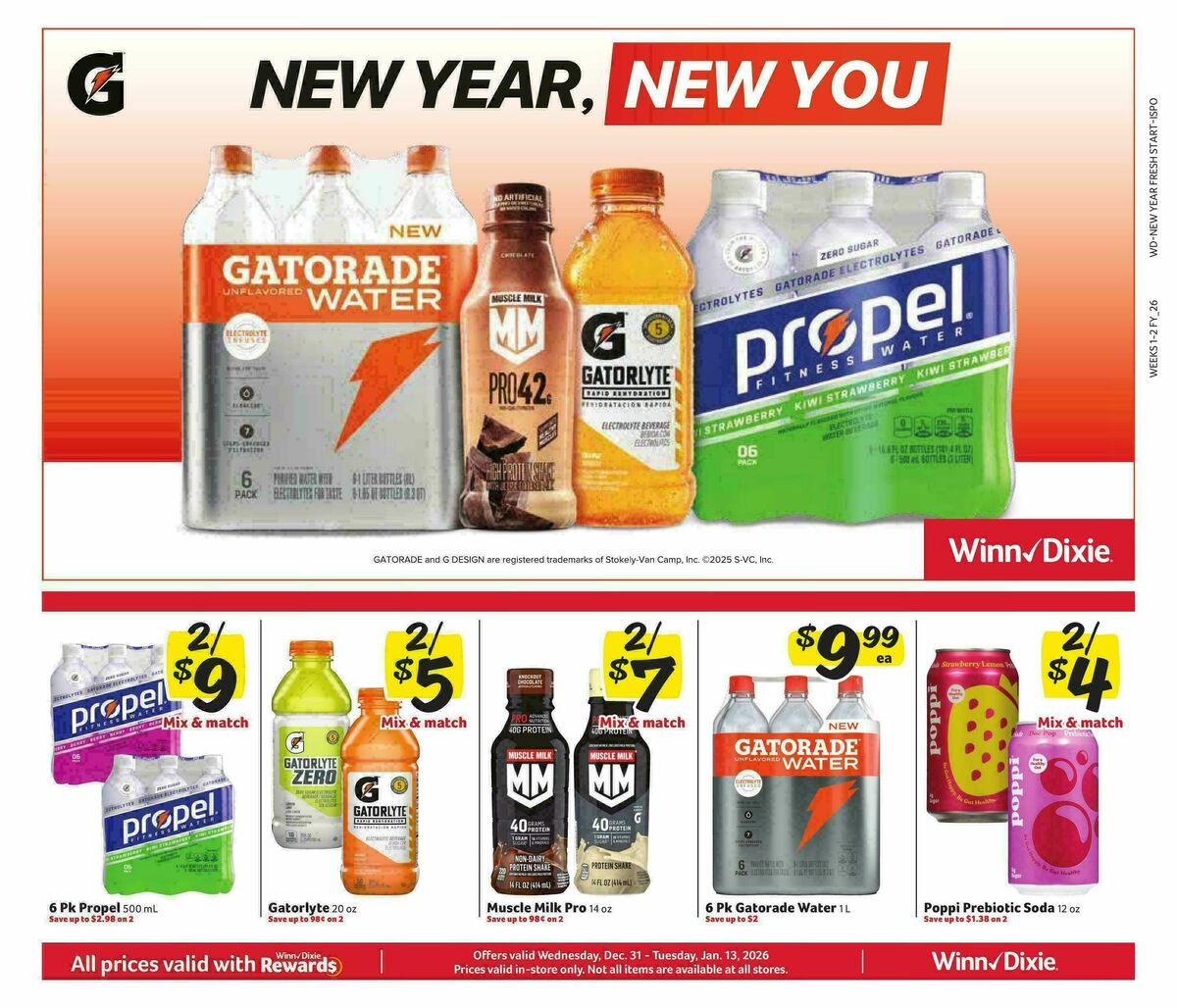 Winn-Dixie Weekly Ad from December 31