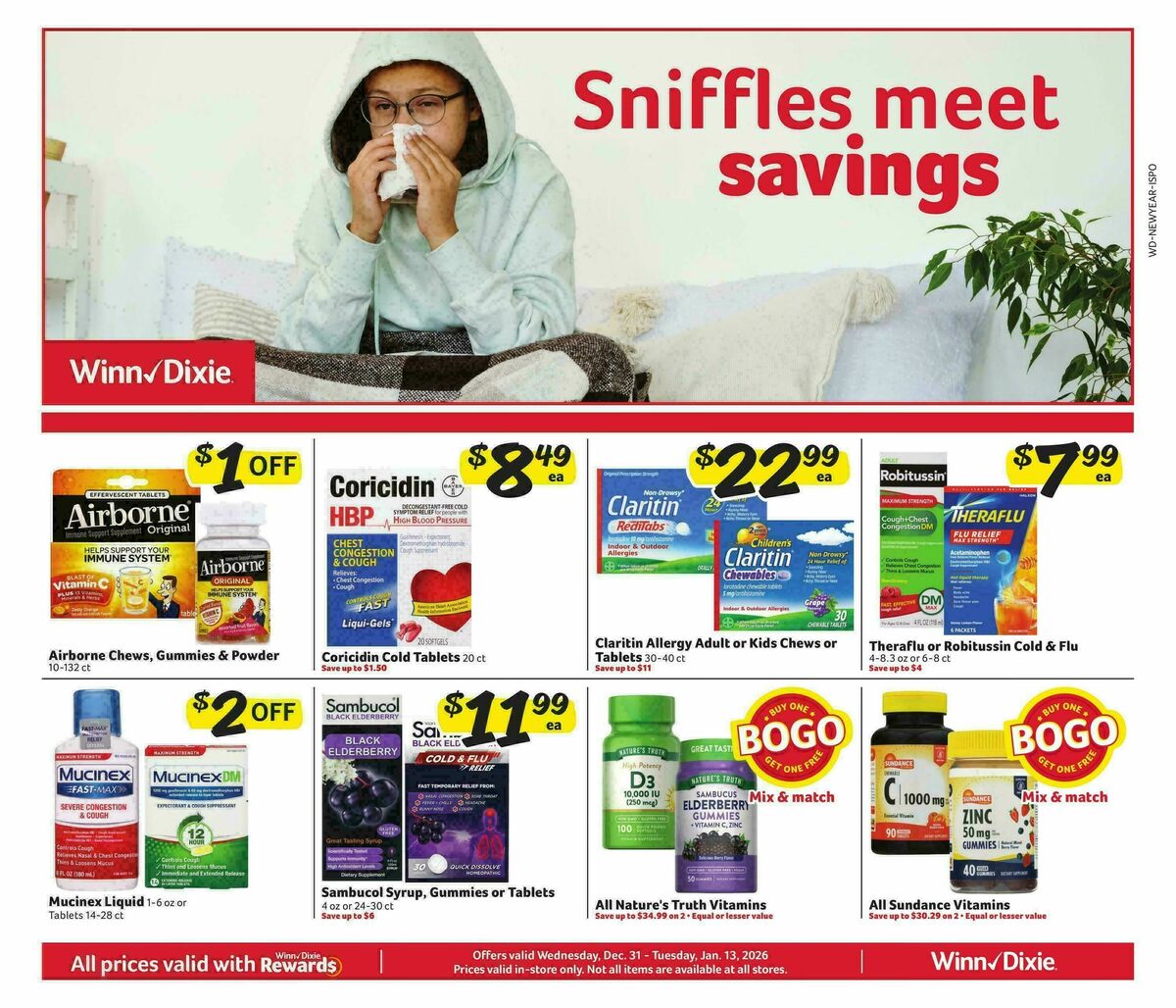 Winn-Dixie Weekly Ad from December 31