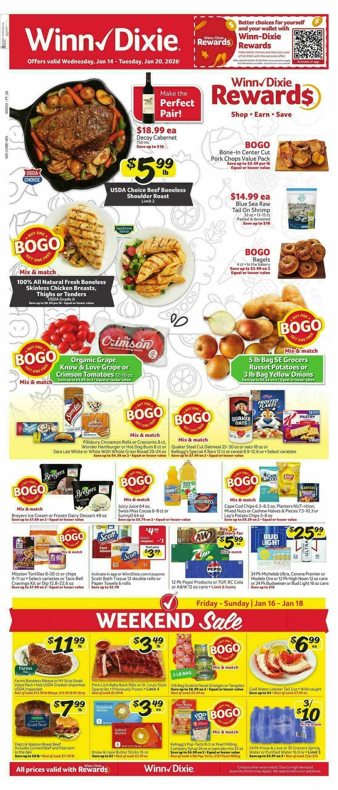 Winn-Dixie Weekly Ad from January 14