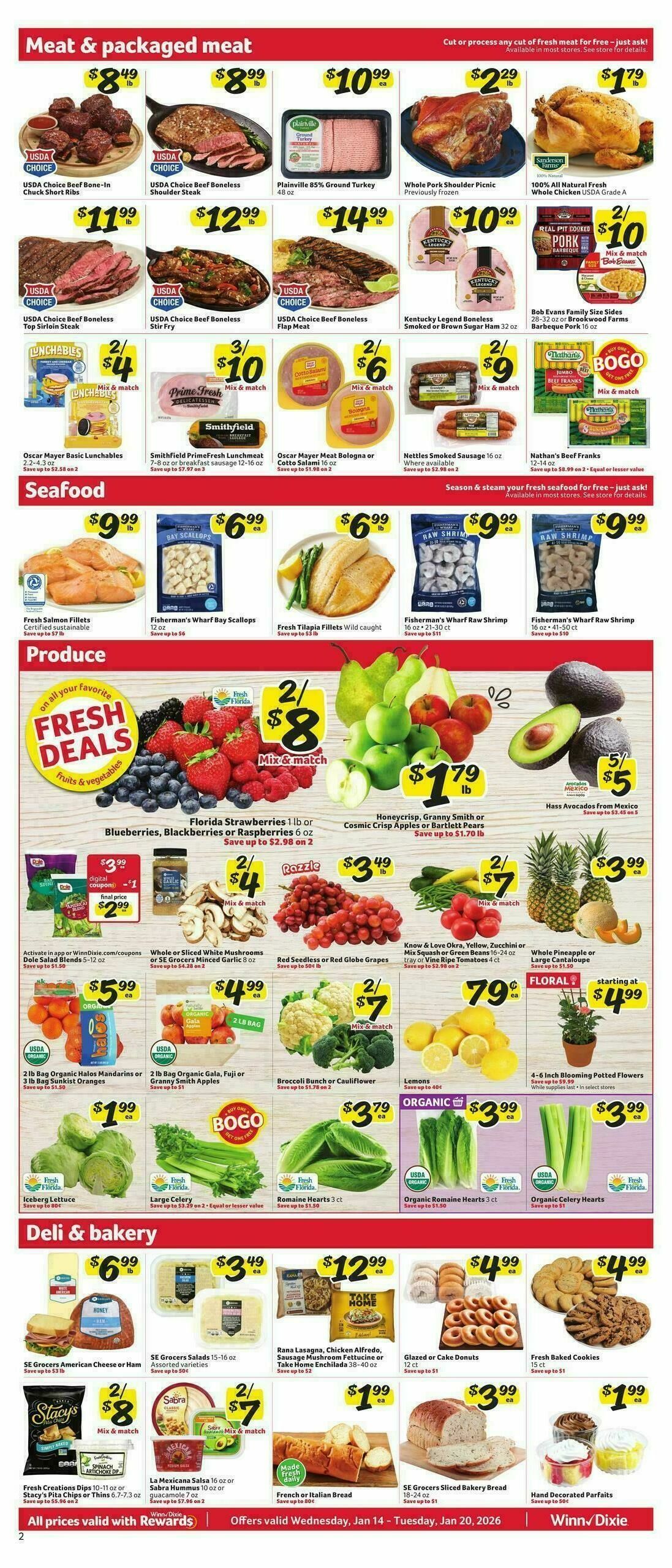 Winn-Dixie Weekly Ad from January 14