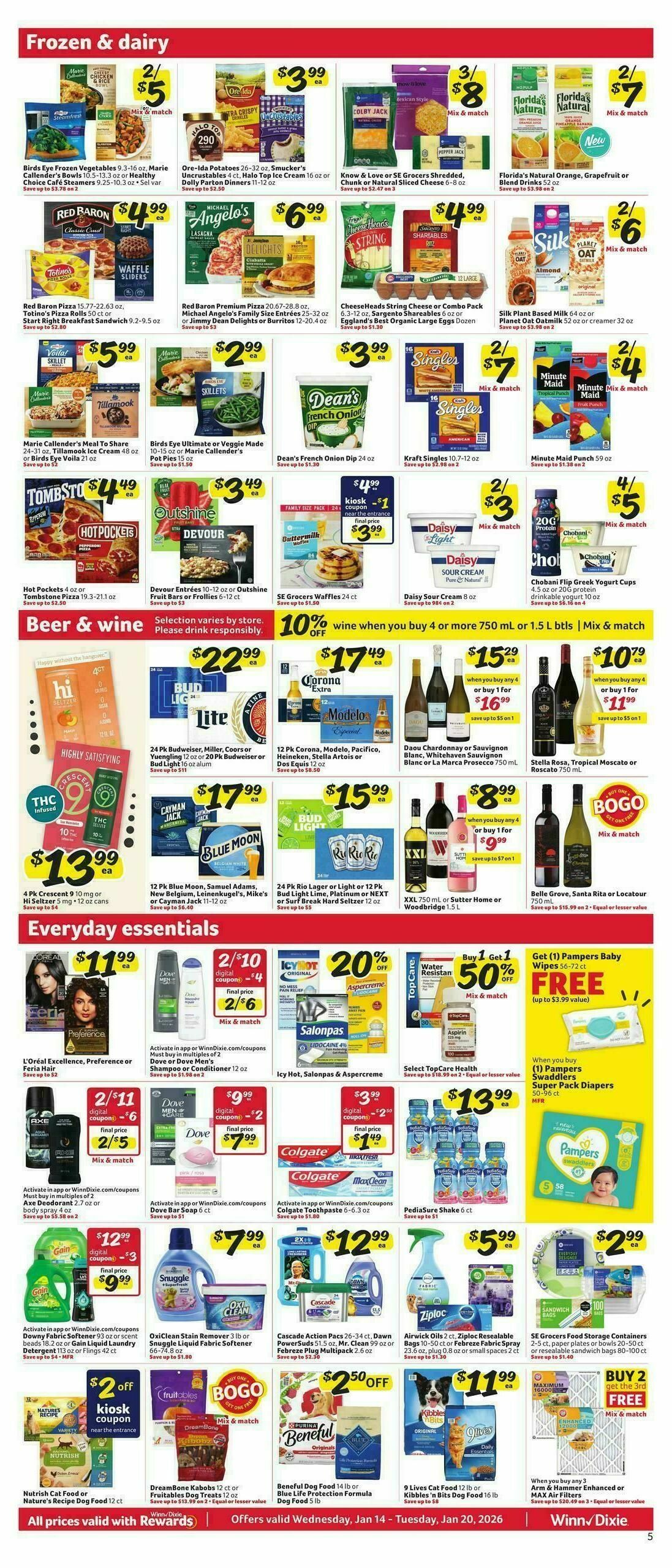Winn-Dixie Weekly Ad from January 14