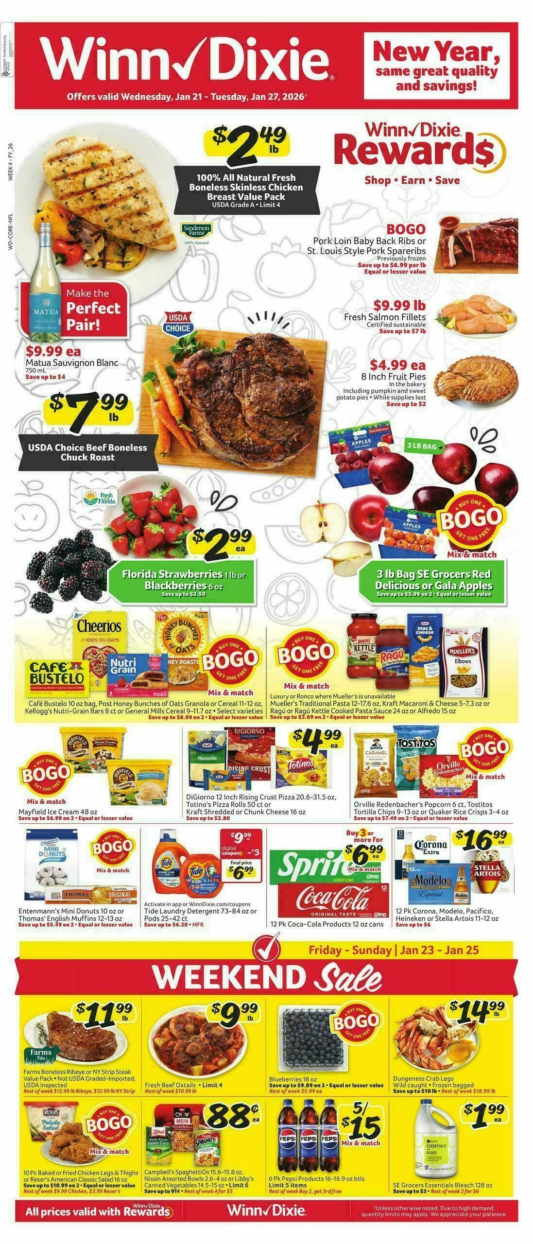 Winn-Dixie Weekly Ad from January 21