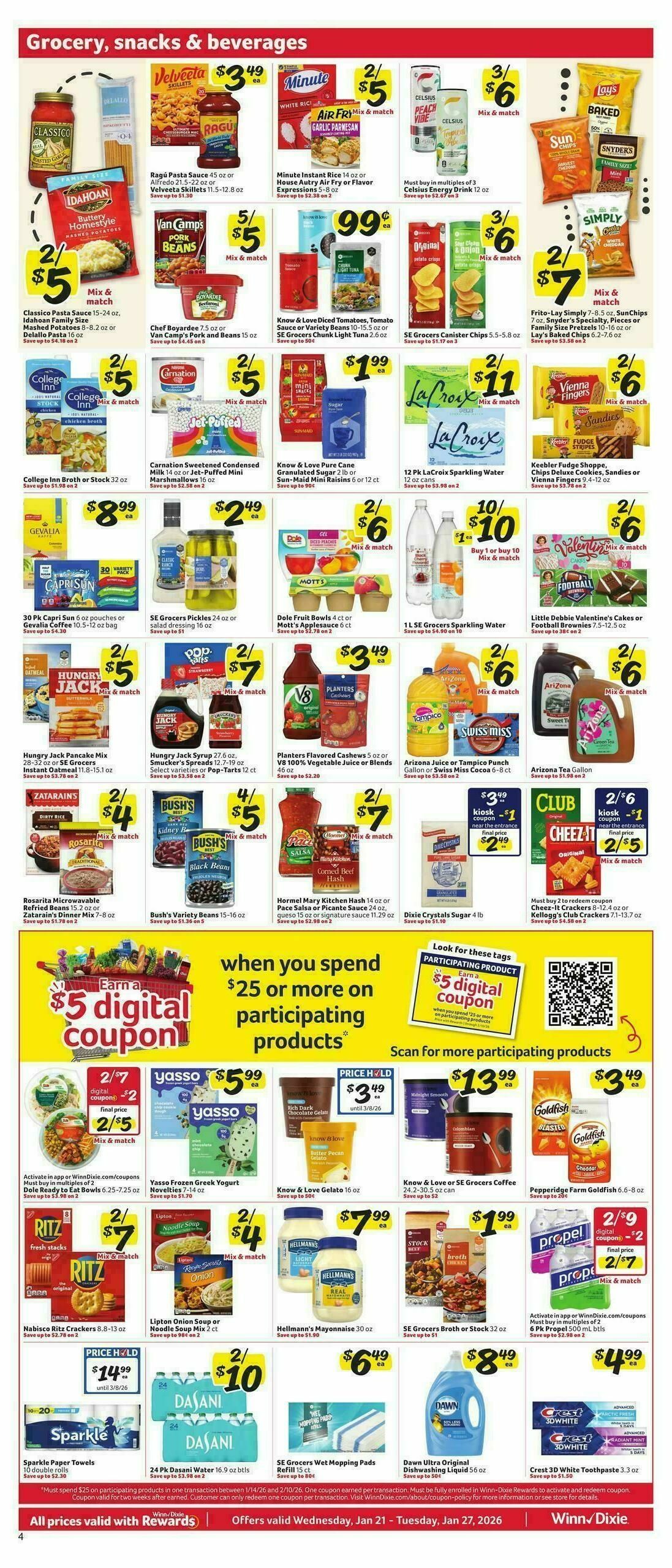 Winn-Dixie Weekly Ad from January 21