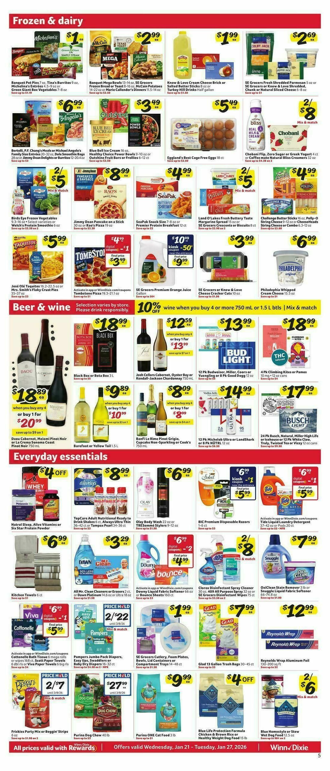 Winn-Dixie Weekly Ad from January 21