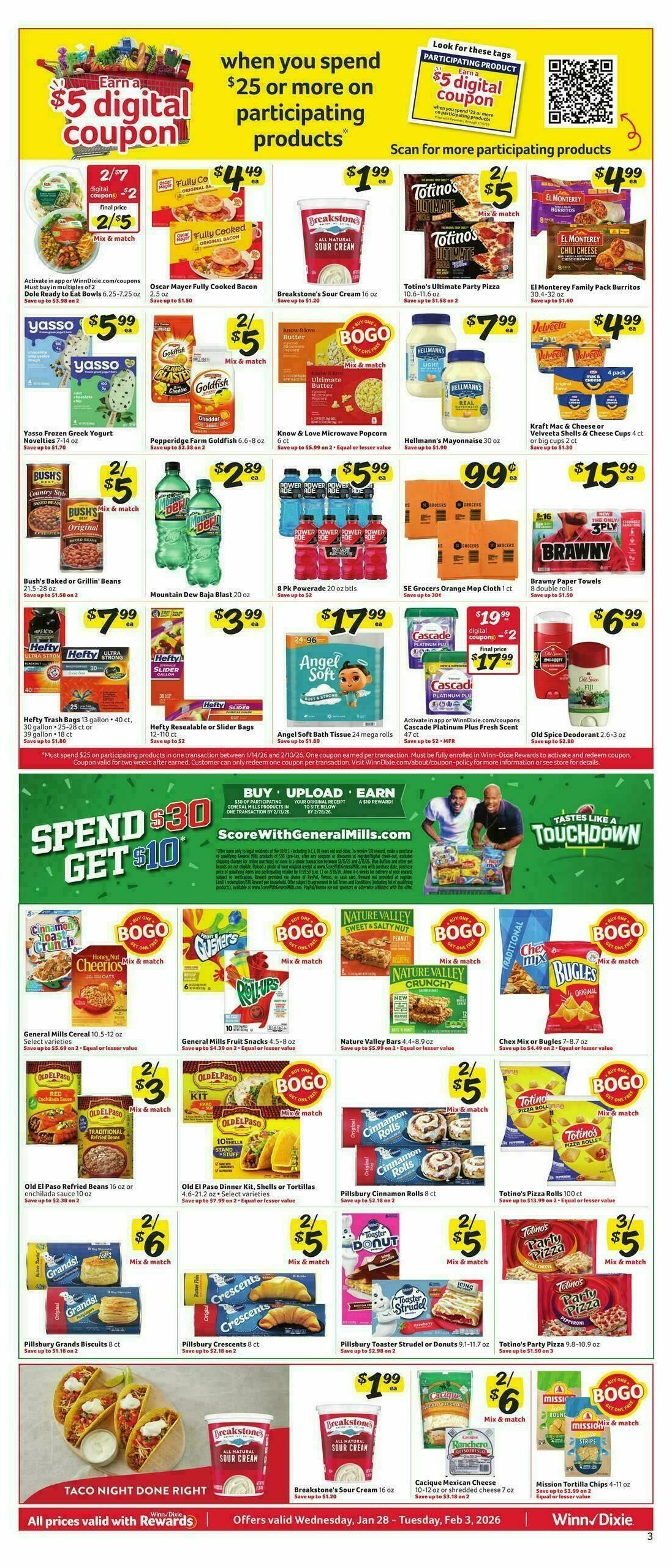 Winn-Dixie Weekly Ad from January 28