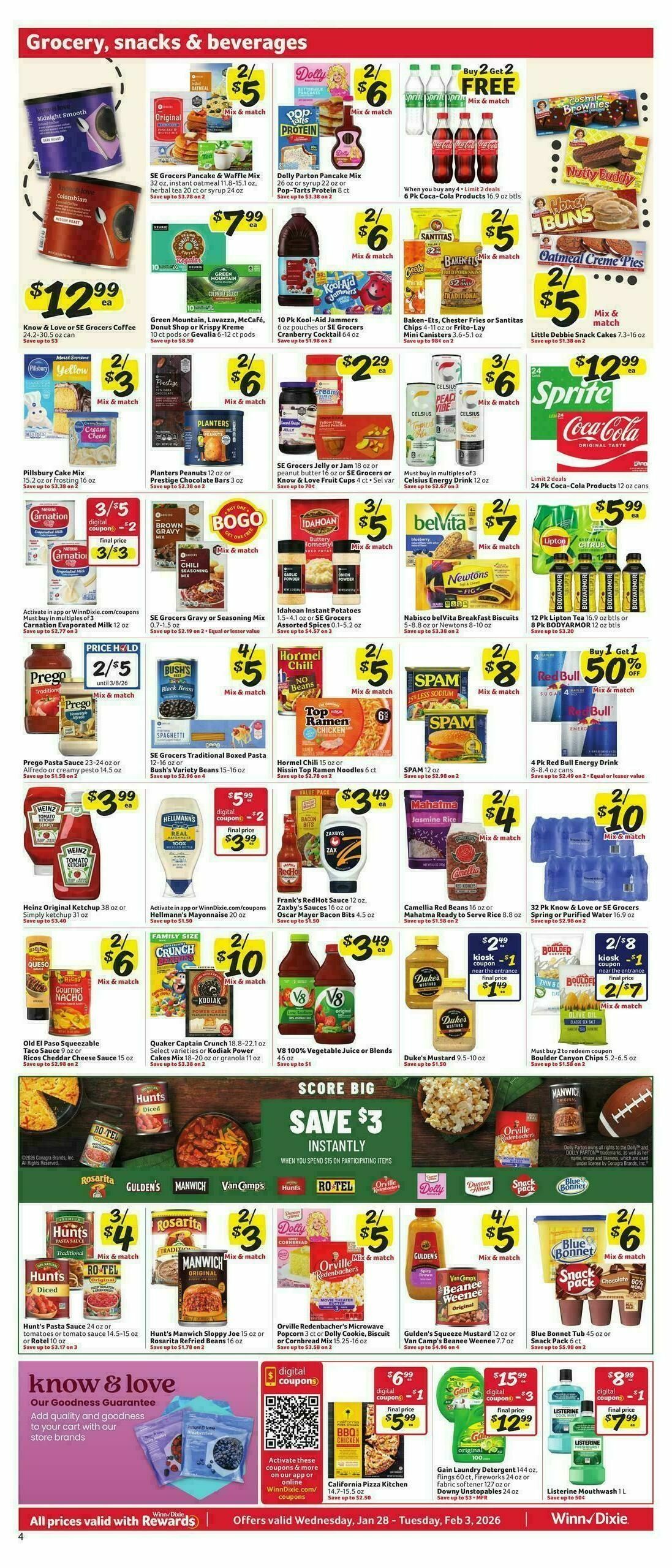 Winn-Dixie Weekly Ad from January 28