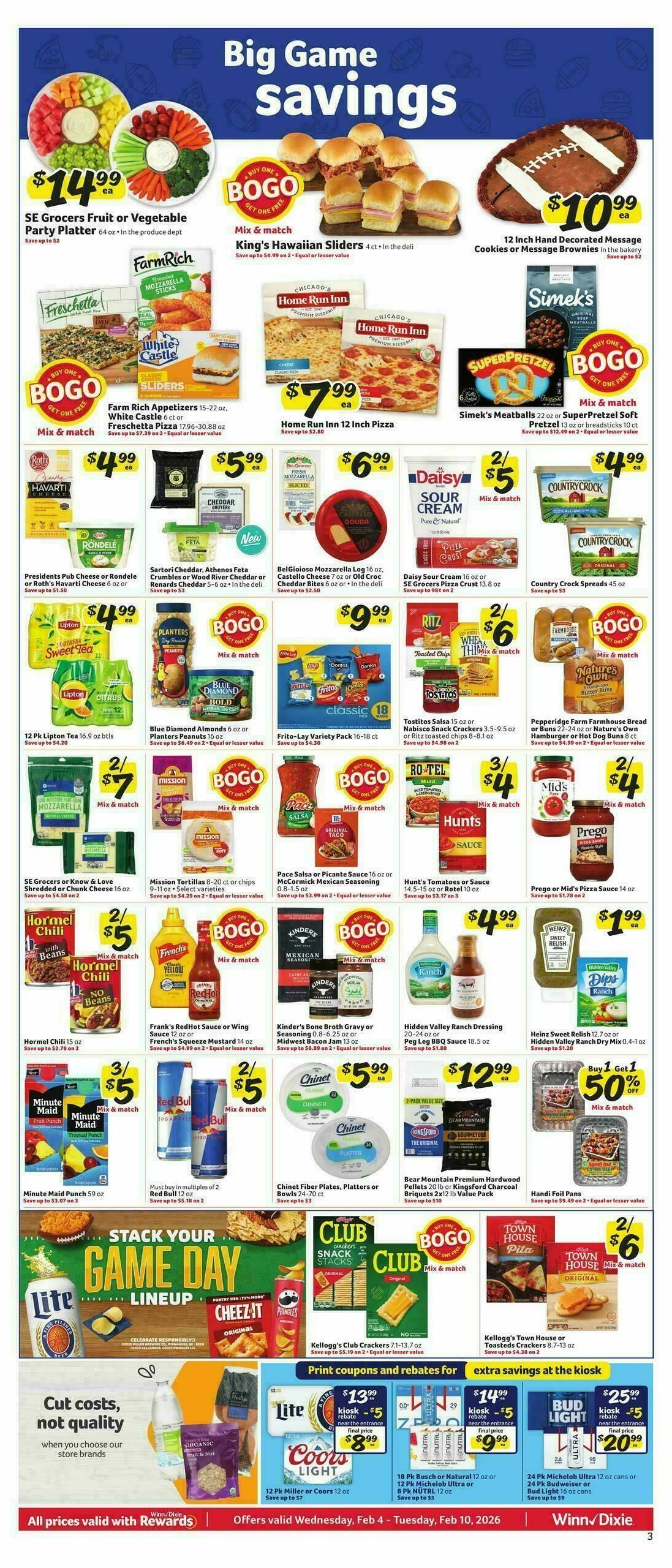 Winn-Dixie Weekly Ad from February 4
