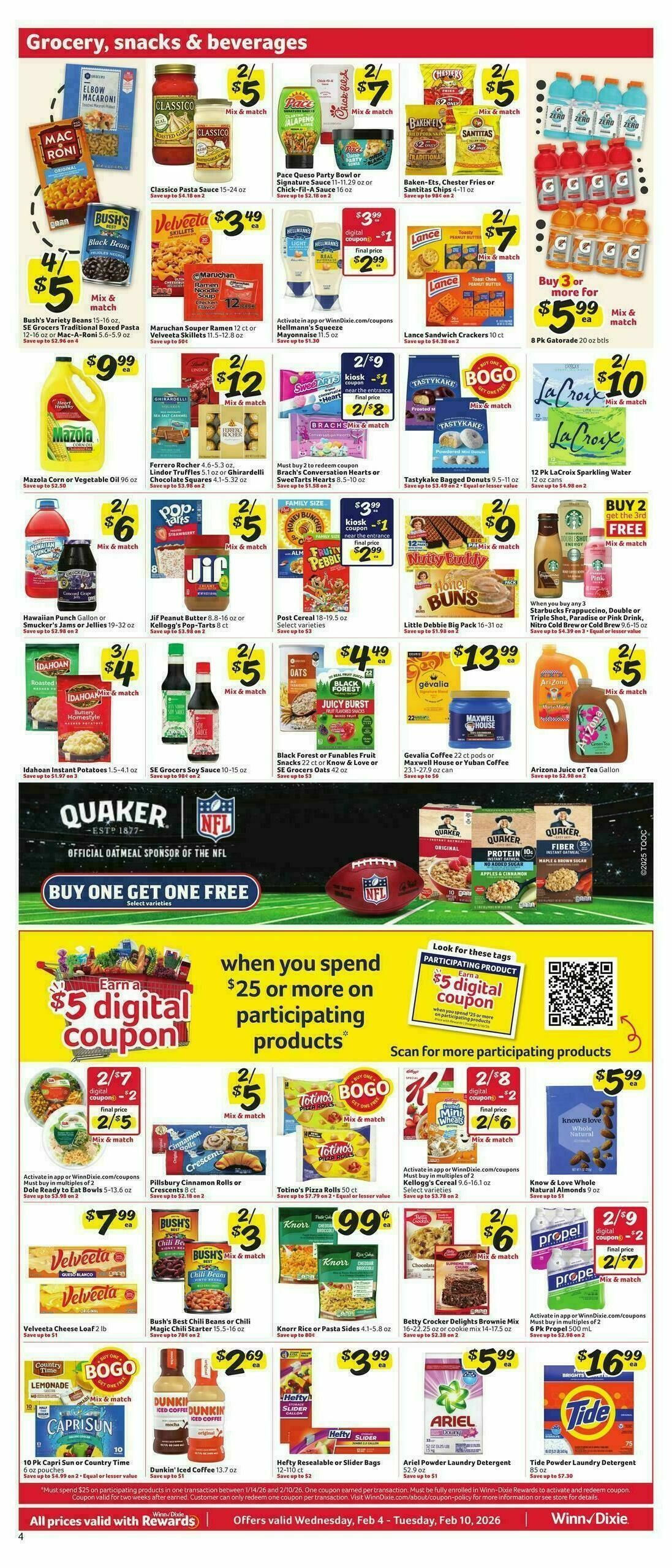 Winn-Dixie Weekly Ad from February 4