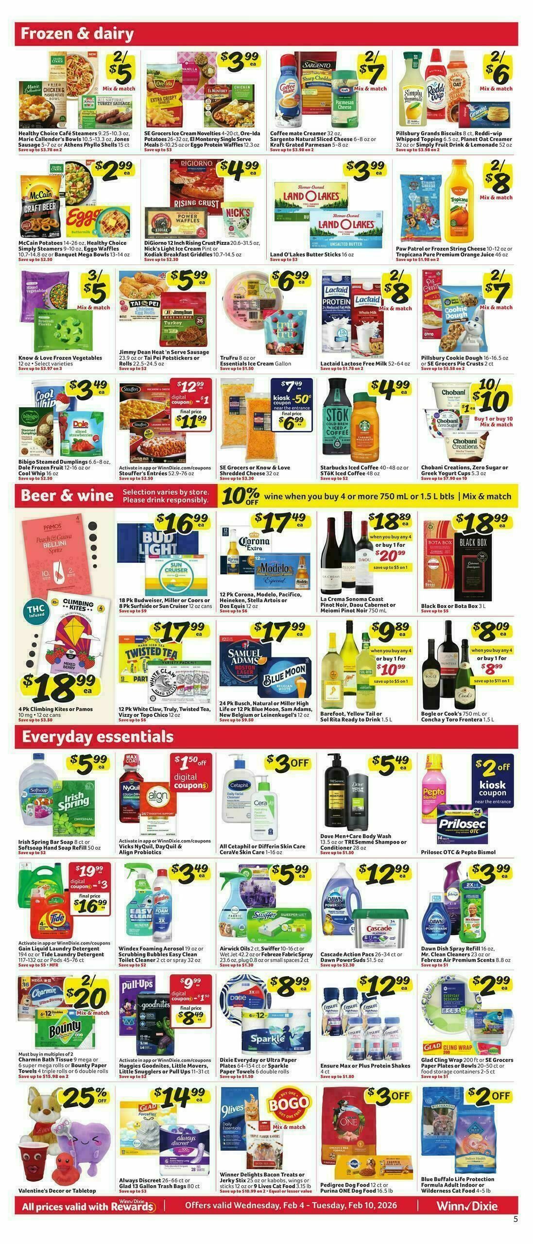 Winn-Dixie Weekly Ad from February 4