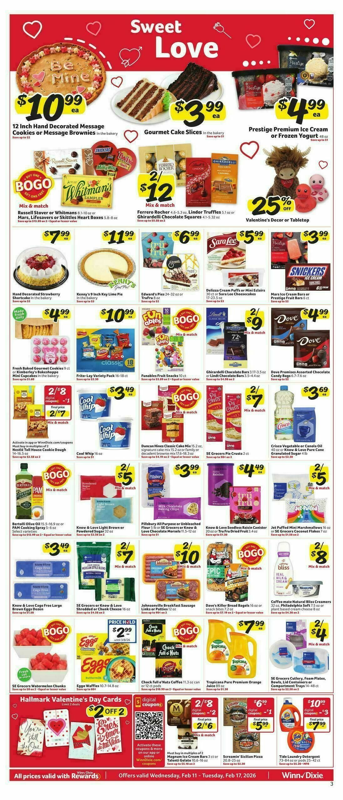 Winn-Dixie Weekly Ad from February 11