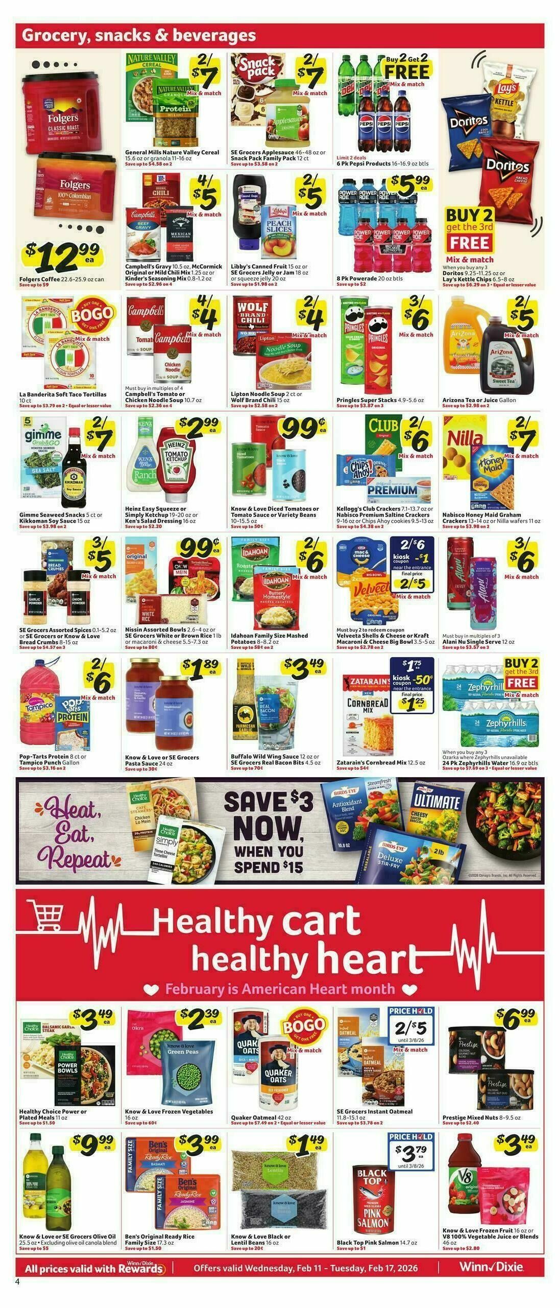 Winn-Dixie Weekly Ad from February 11