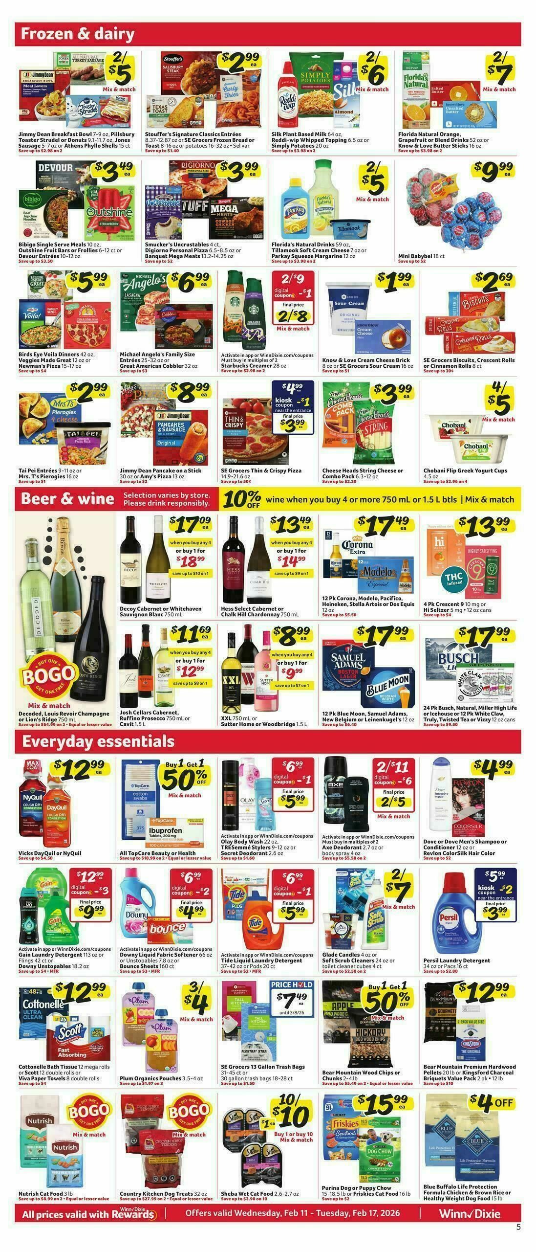 Winn-Dixie Weekly Ad from February 11