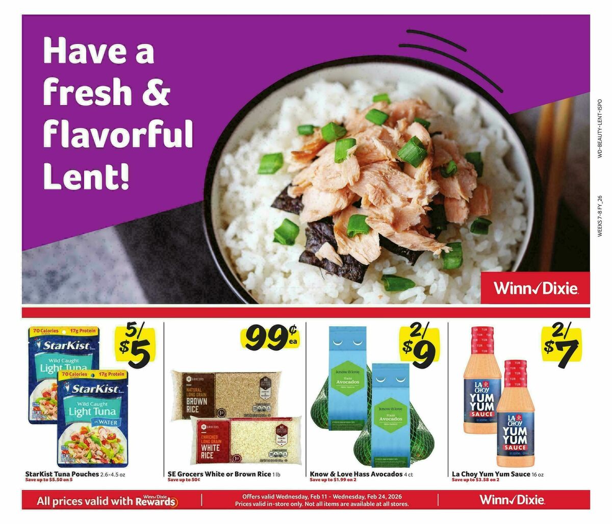 Winn-Dixie Weekly Ad from February 11