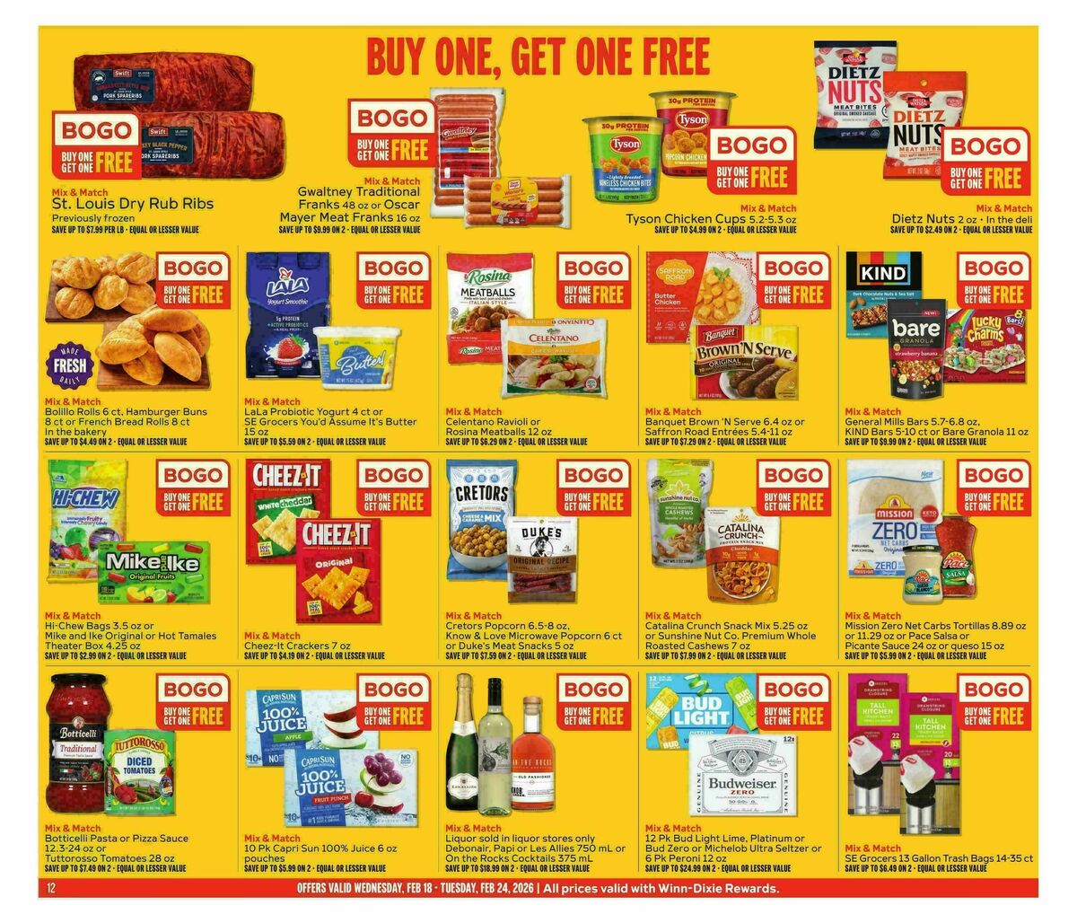Winn-Dixie Weekly Ad from February 18