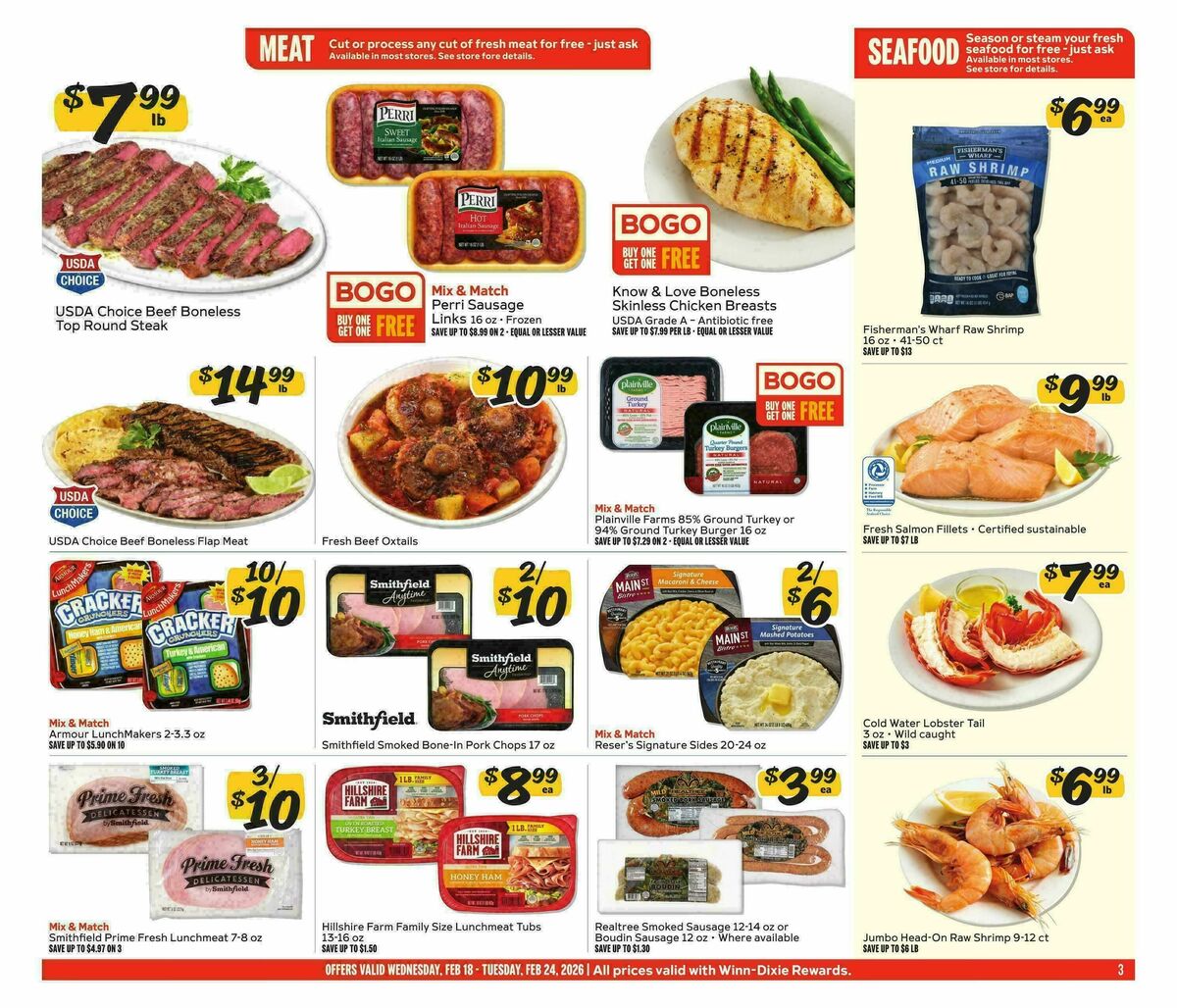 Winn-Dixie Weekly Ad from February 18