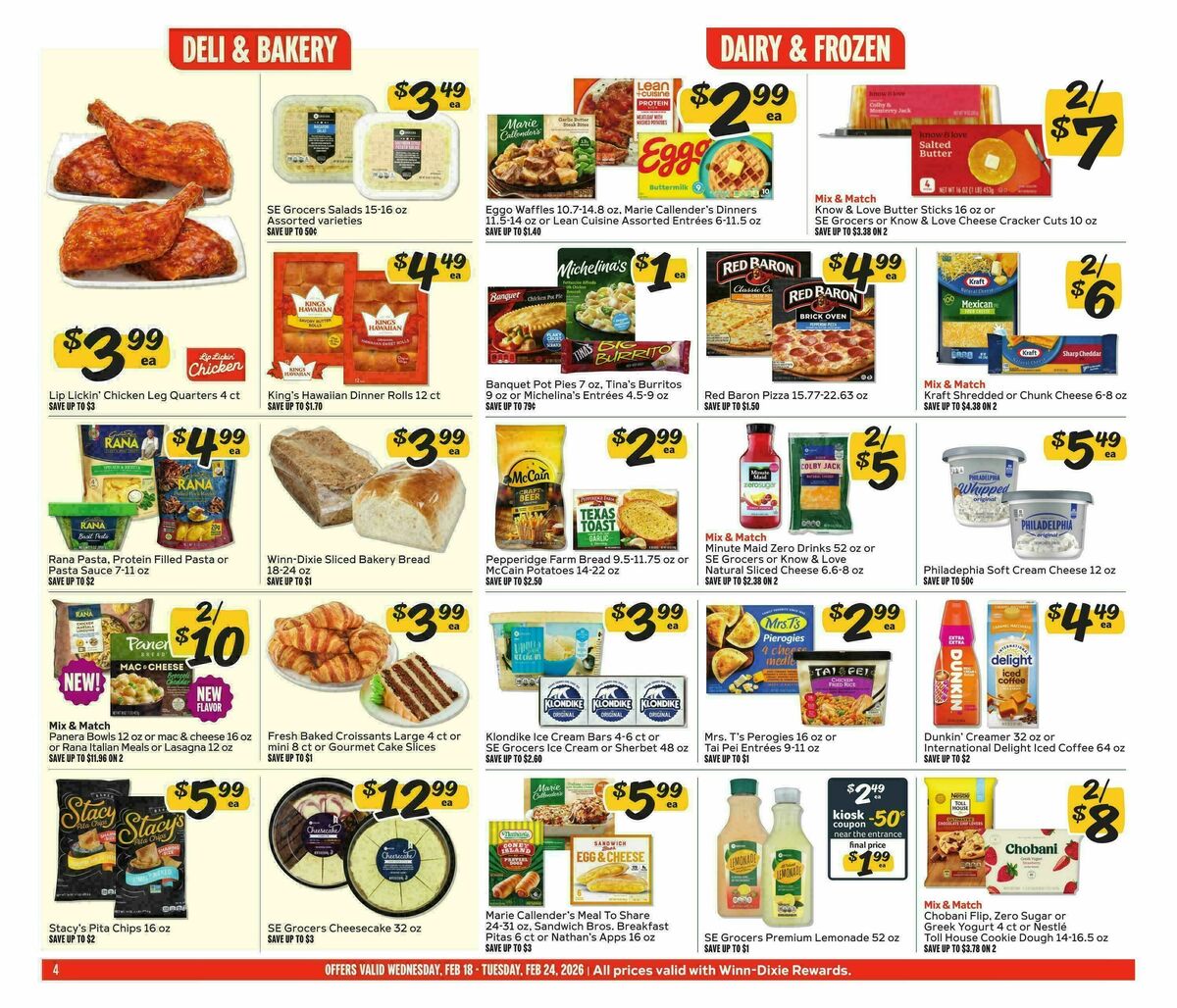 Winn-Dixie Weekly Ad from February 18