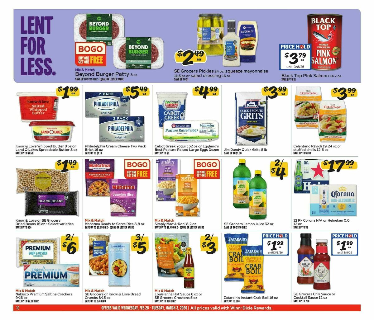 Winn-Dixie Weekly Ad from February 25