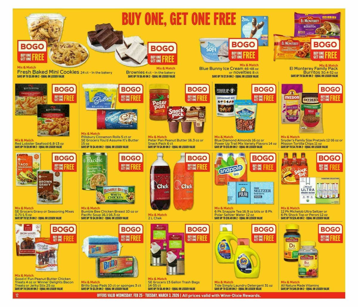 Winn-Dixie Weekly Ad from February 25