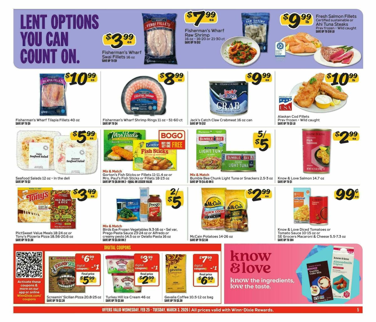 Winn-Dixie Weekly Ad from February 25