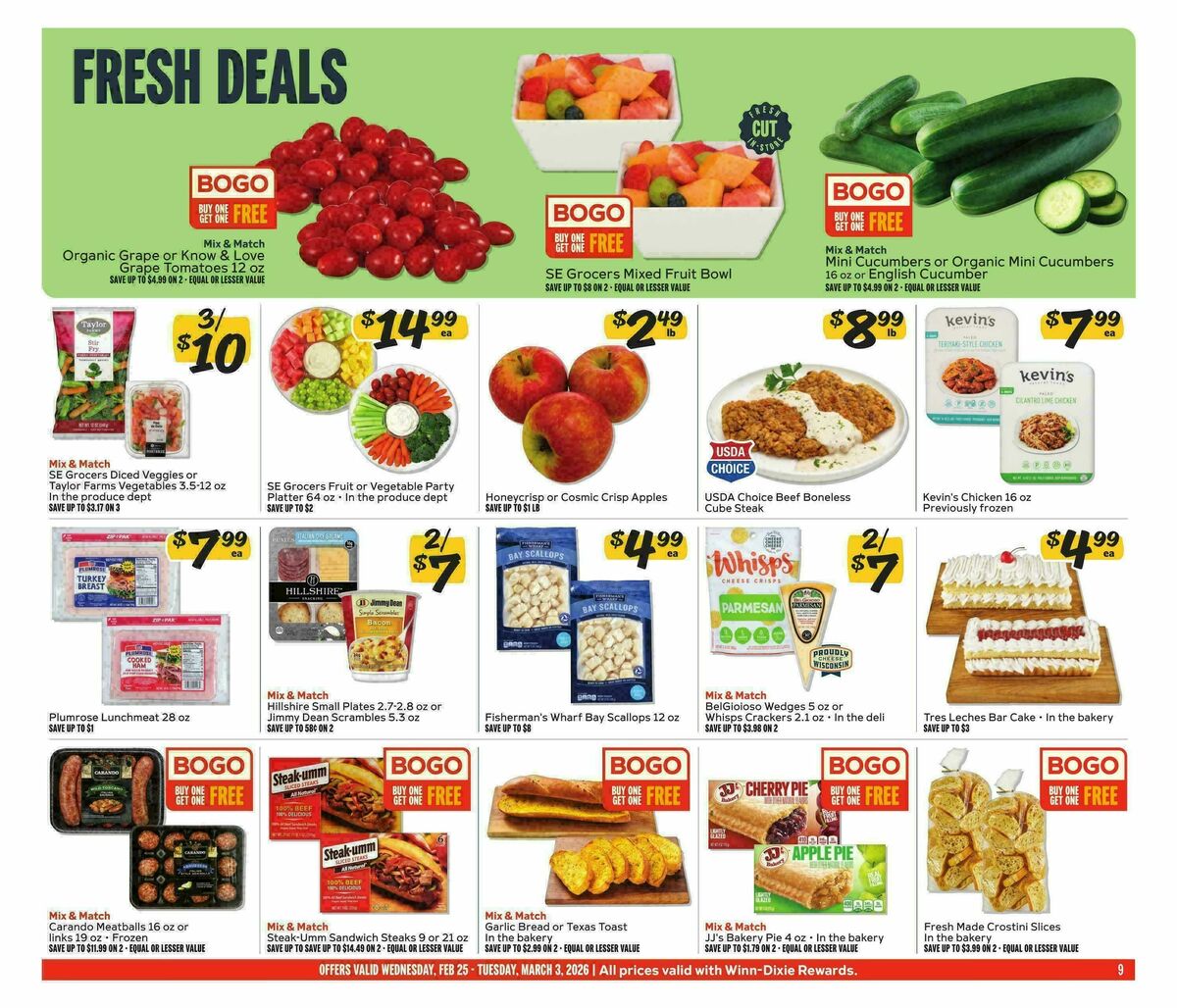 Winn-Dixie Weekly Ad from February 25