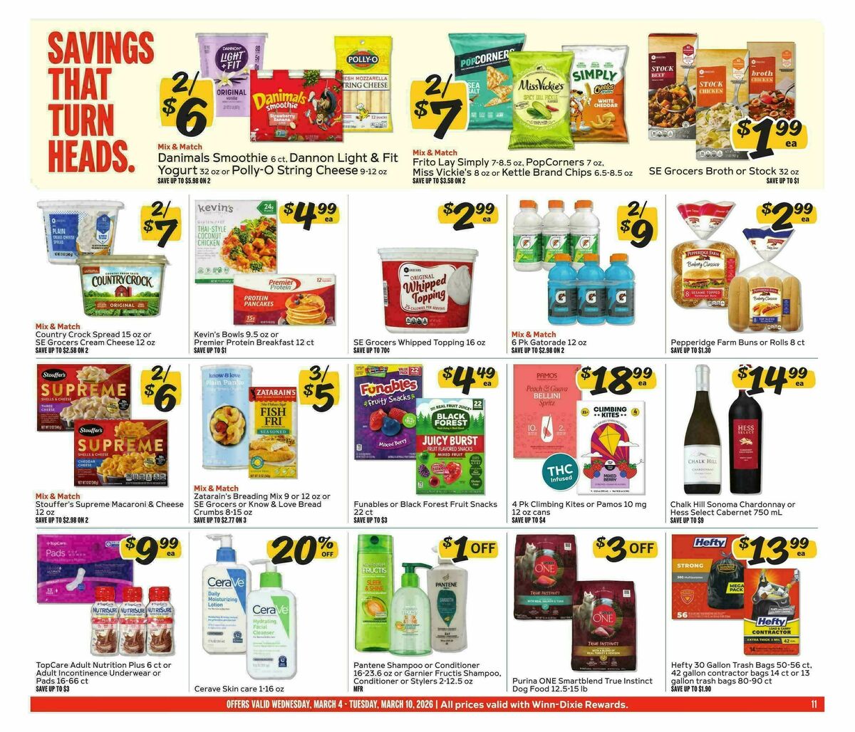 Winn-Dixie Weekly Ad from March 4