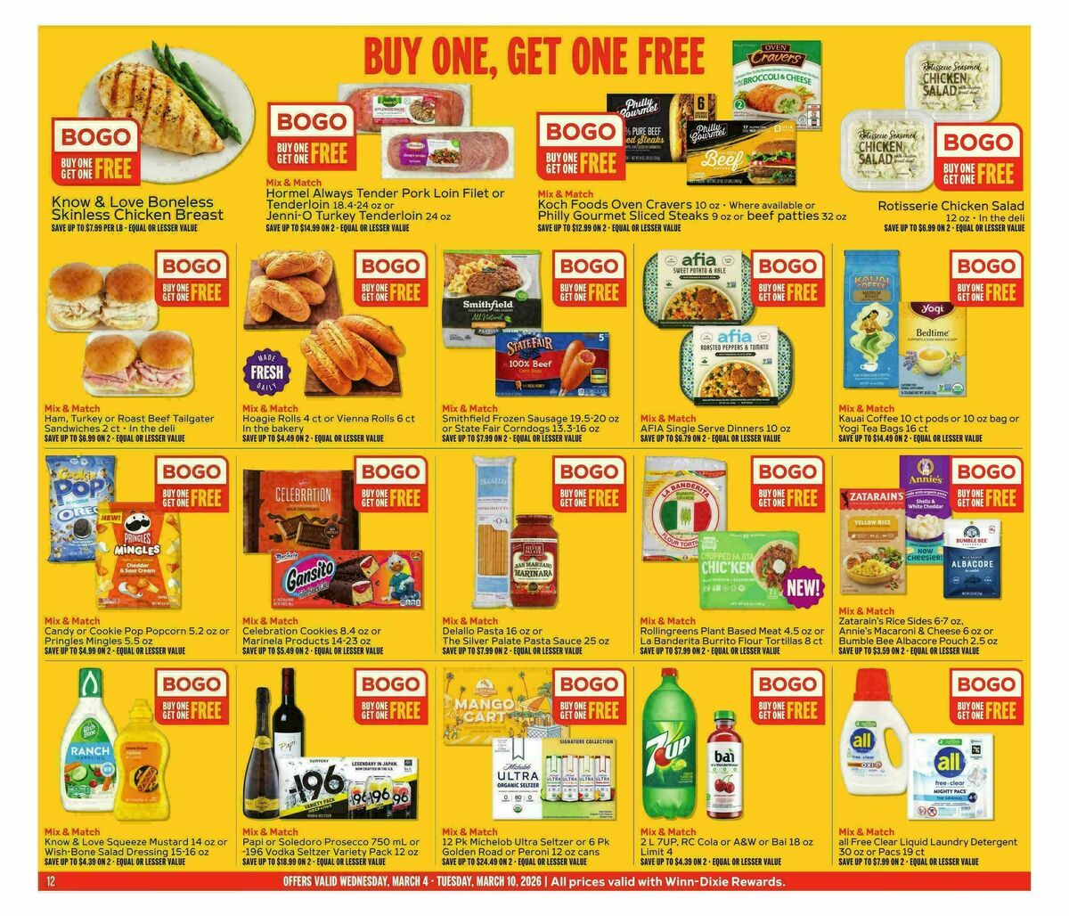 Winn-Dixie Weekly Ad from March 4