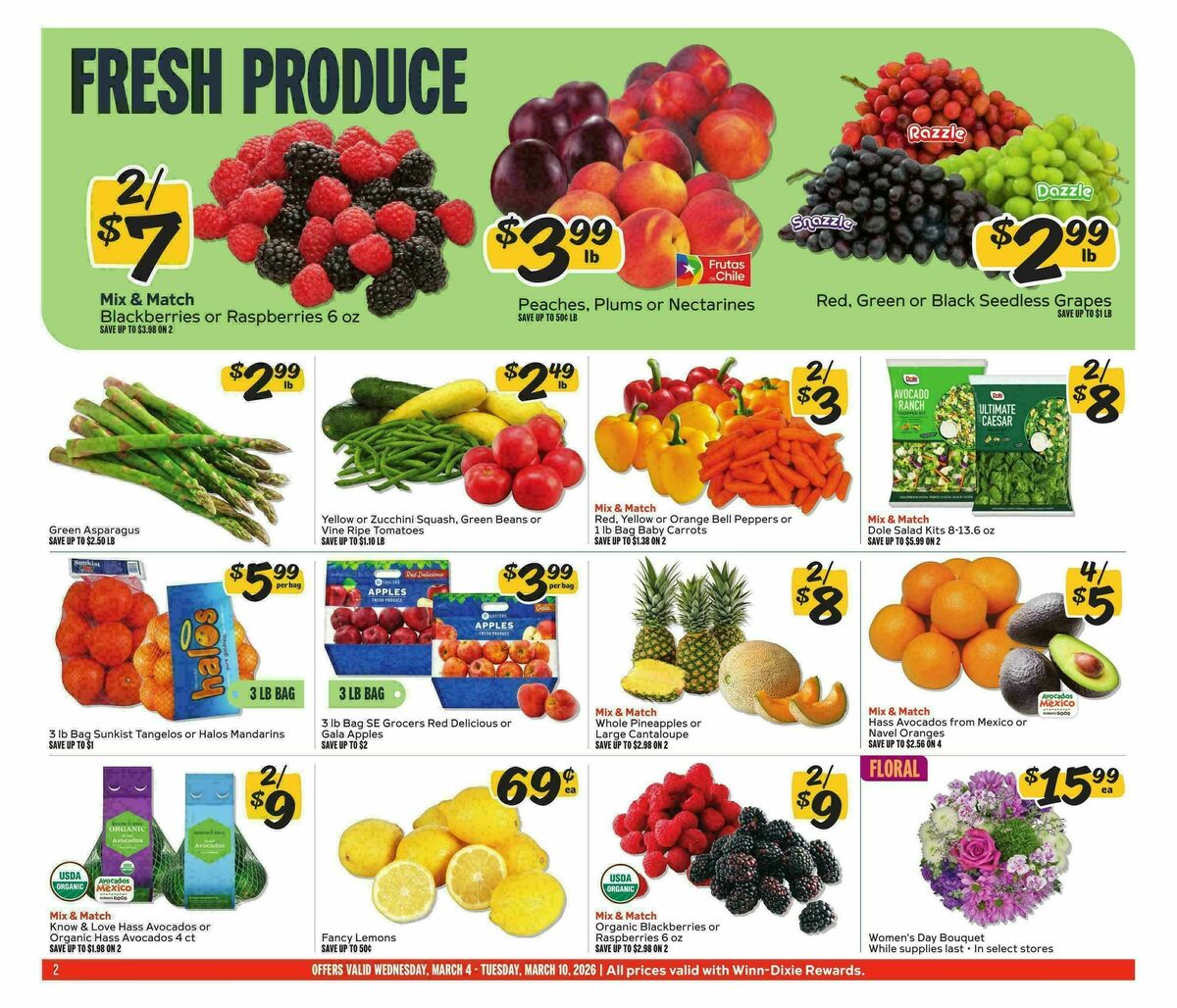 Winn-Dixie Weekly Ad from March 4