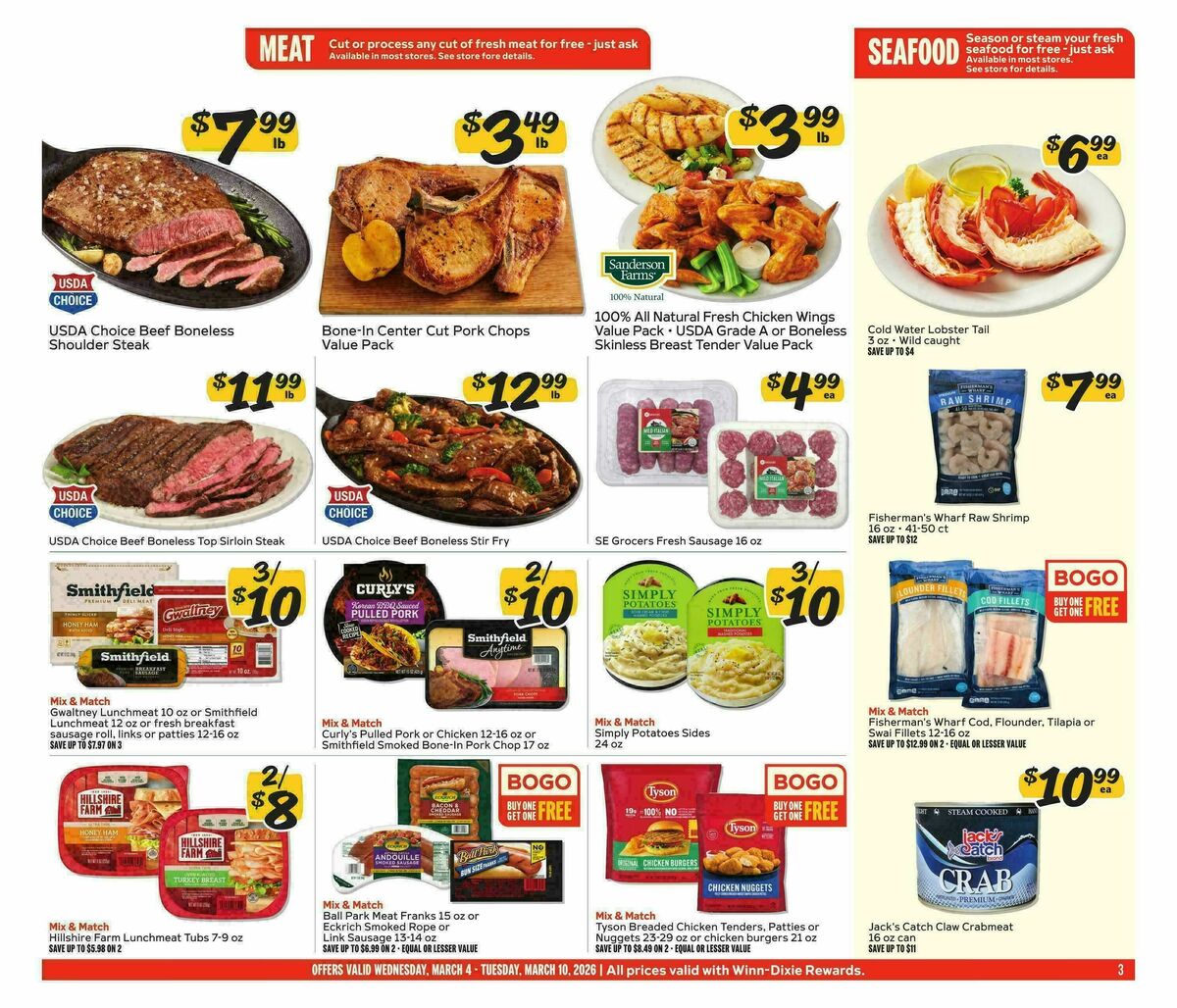 Winn-Dixie Weekly Ad from March 4