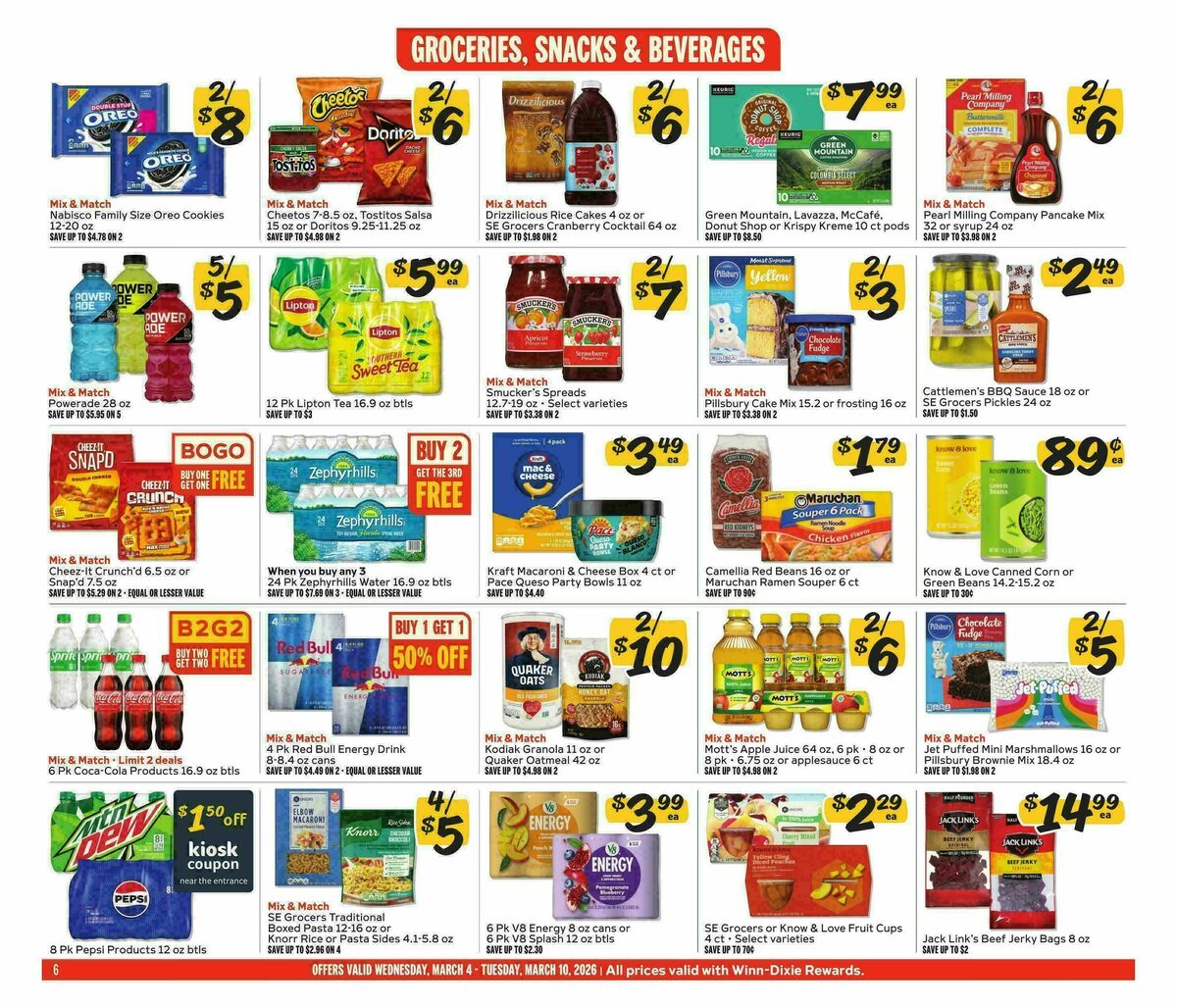 Winn-Dixie Weekly Ad from March 4
