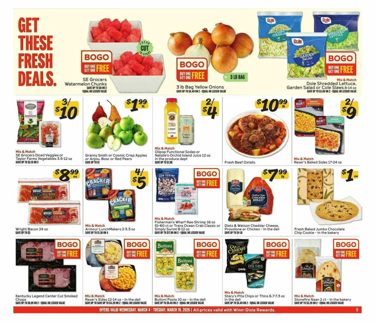 Winn-Dixie Weekly Ad from March 4