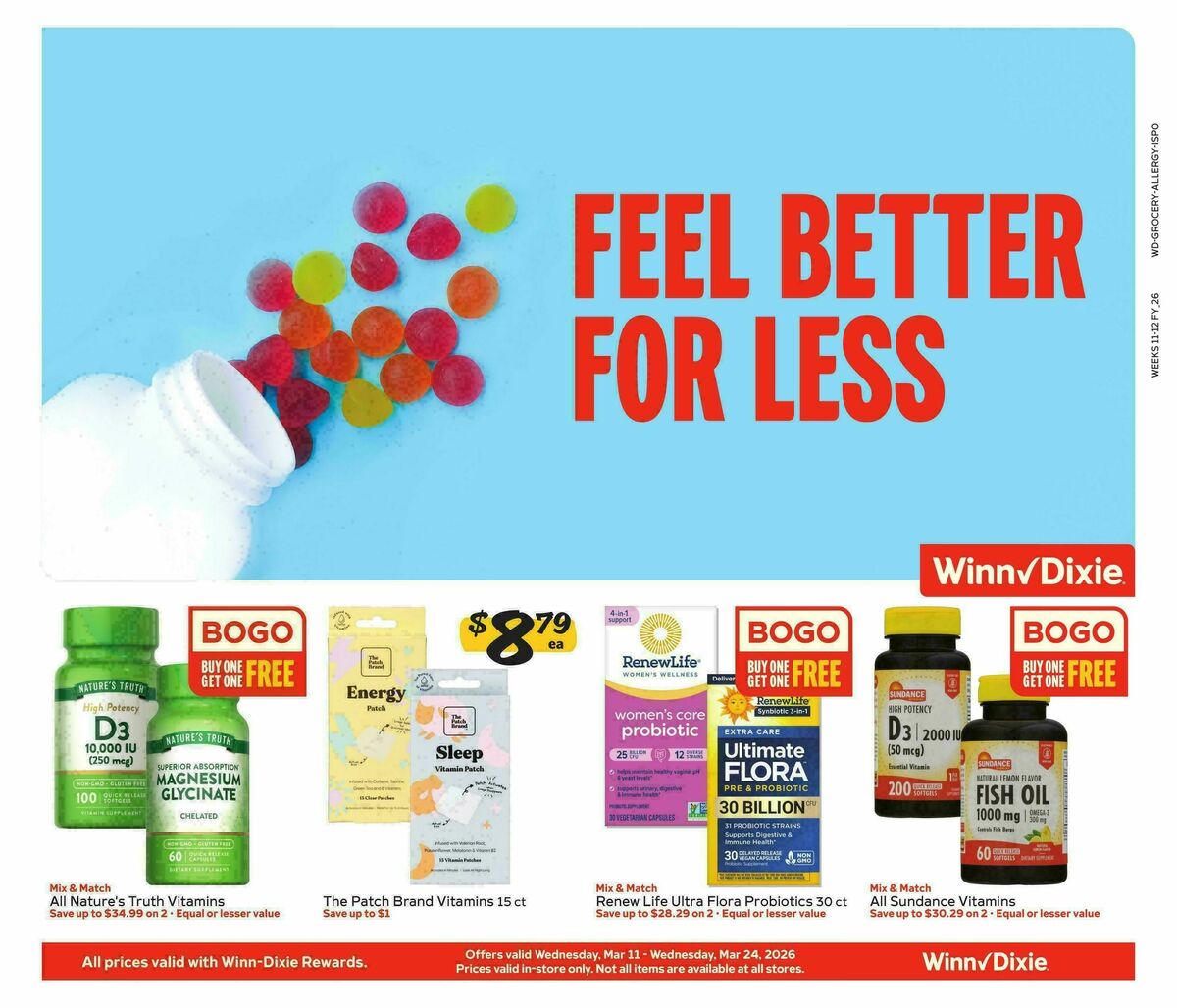 Winn-Dixie Weekly Ad from March 11