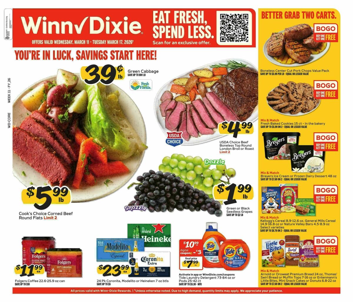 Winn-Dixie Weekly Ad from March 11