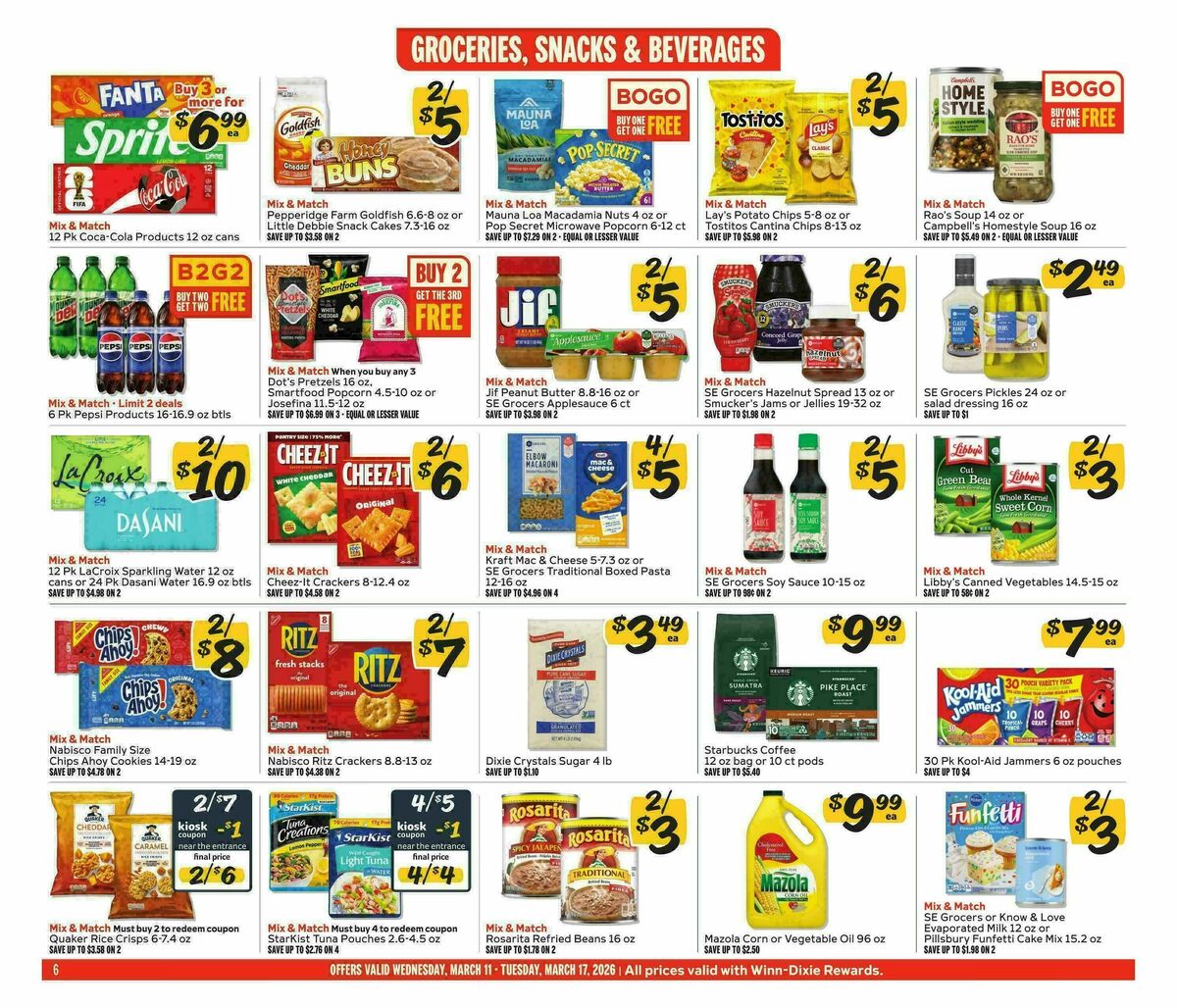 Winn-Dixie Weekly Ad from March 11