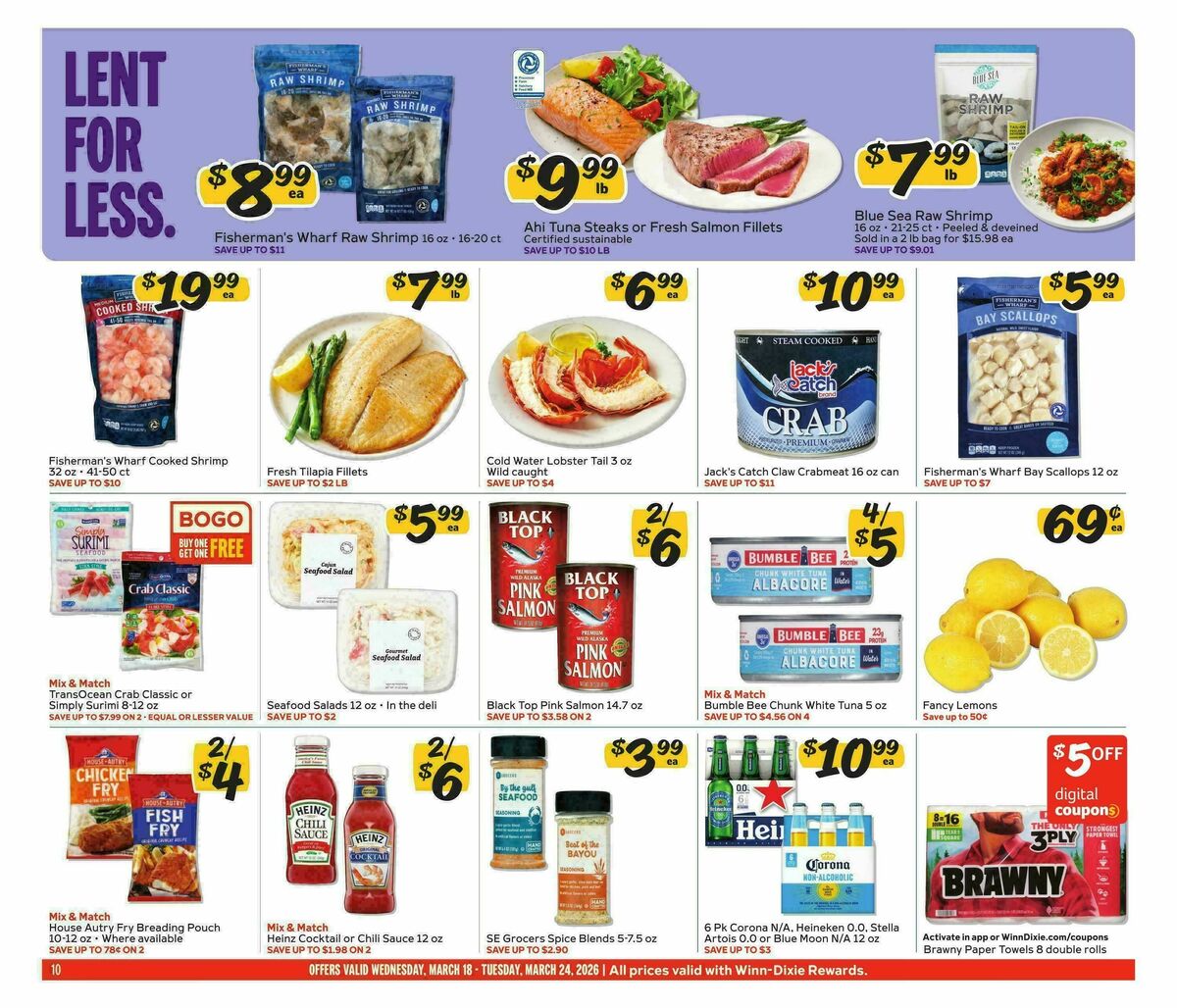 Winn-Dixie Weekly Ad from March 18