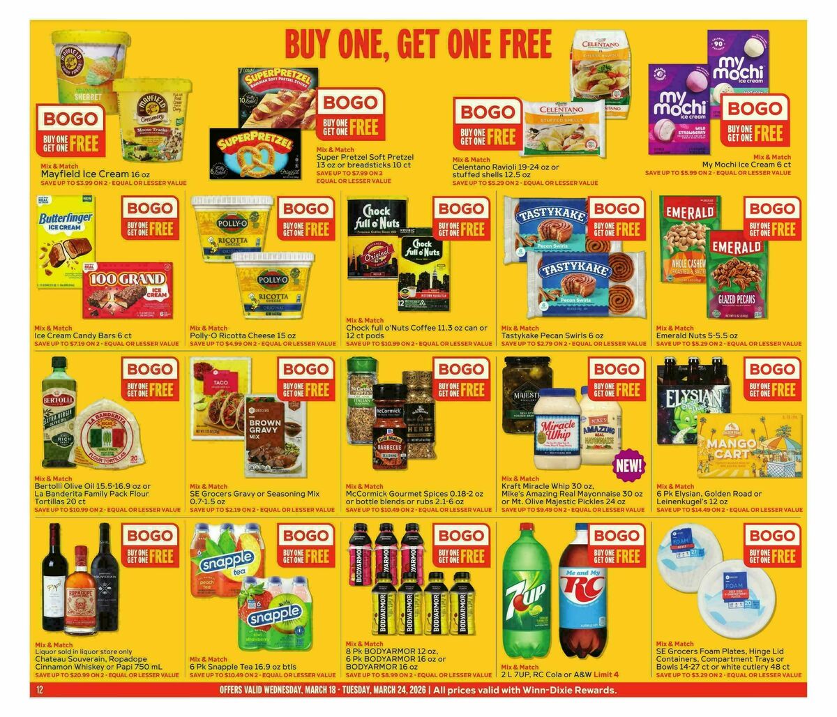 Winn-Dixie Weekly Ad from March 18
