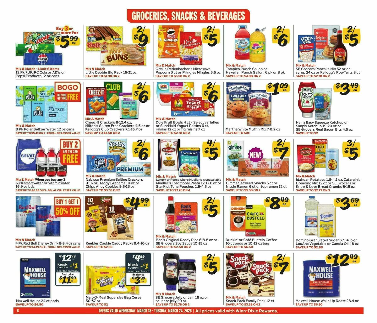 Winn-Dixie Weekly Ad from March 18