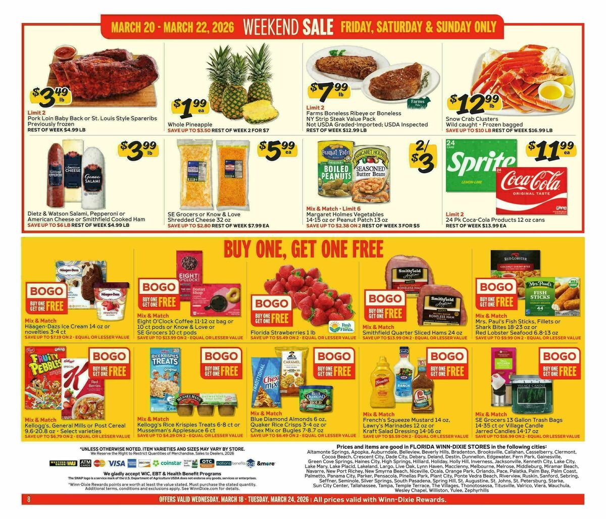 Winn-Dixie Weekly Ad from March 18