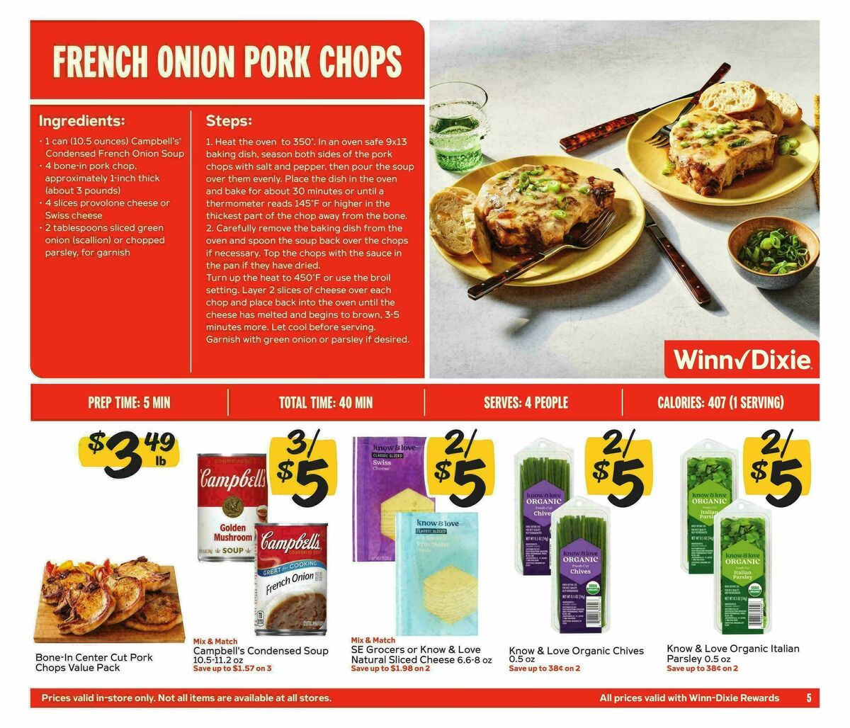 Winn-Dixie Weekly Ad from March 25