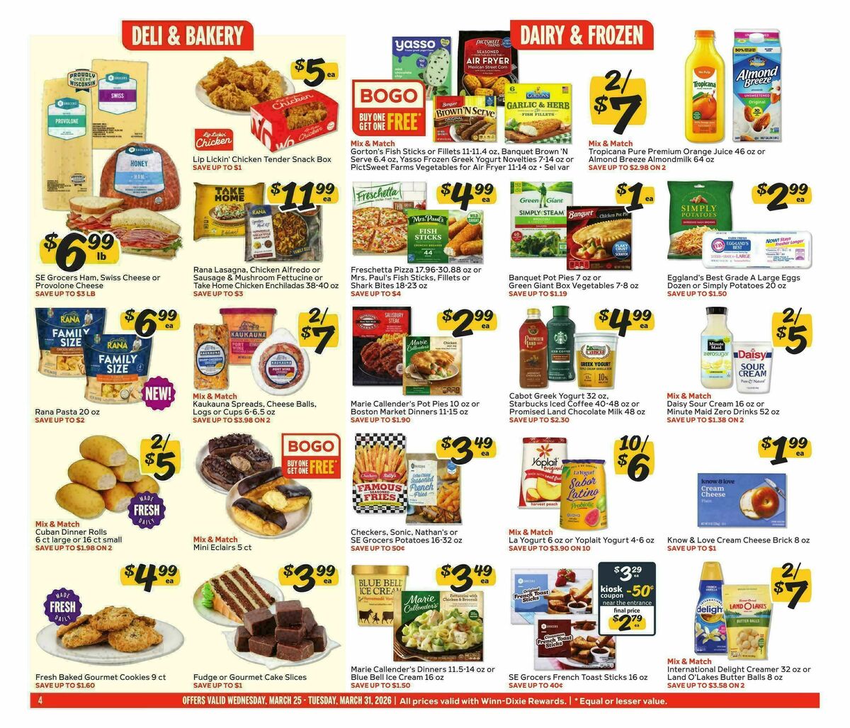 Winn-Dixie Weekly Ad from March 25