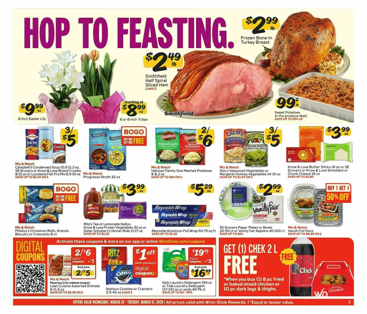 Winn-Dixie Weekly Ad from March 25